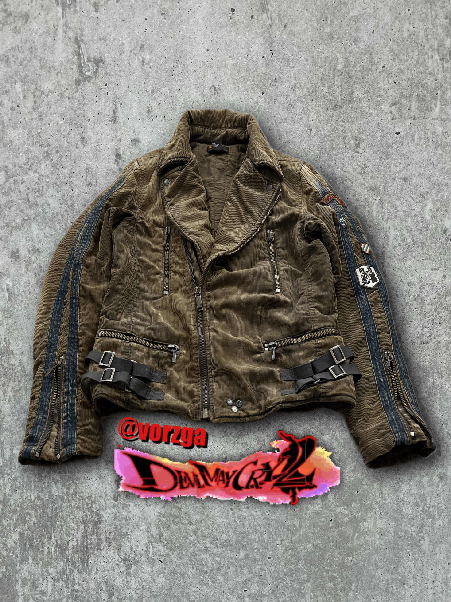 ジャケット・アウター Devil May Cry 2 DIESEL Jacket 2003 Diesel x Capcom Devil May Cry 2 Dante jacket – HeresWear