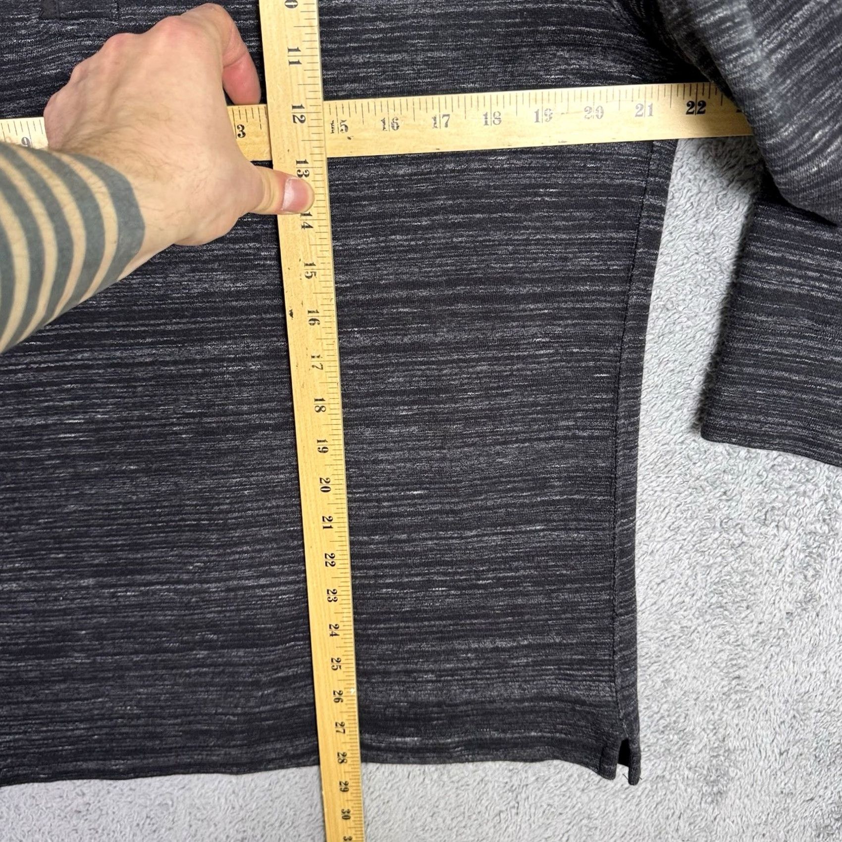 Relwen Relwen Sweater Mens M Rib Mock Henley Terry Knit Pullover Jumper Huckberry Shirt? Size US M / EU 48-50 / 2 - 6 Thumbnail