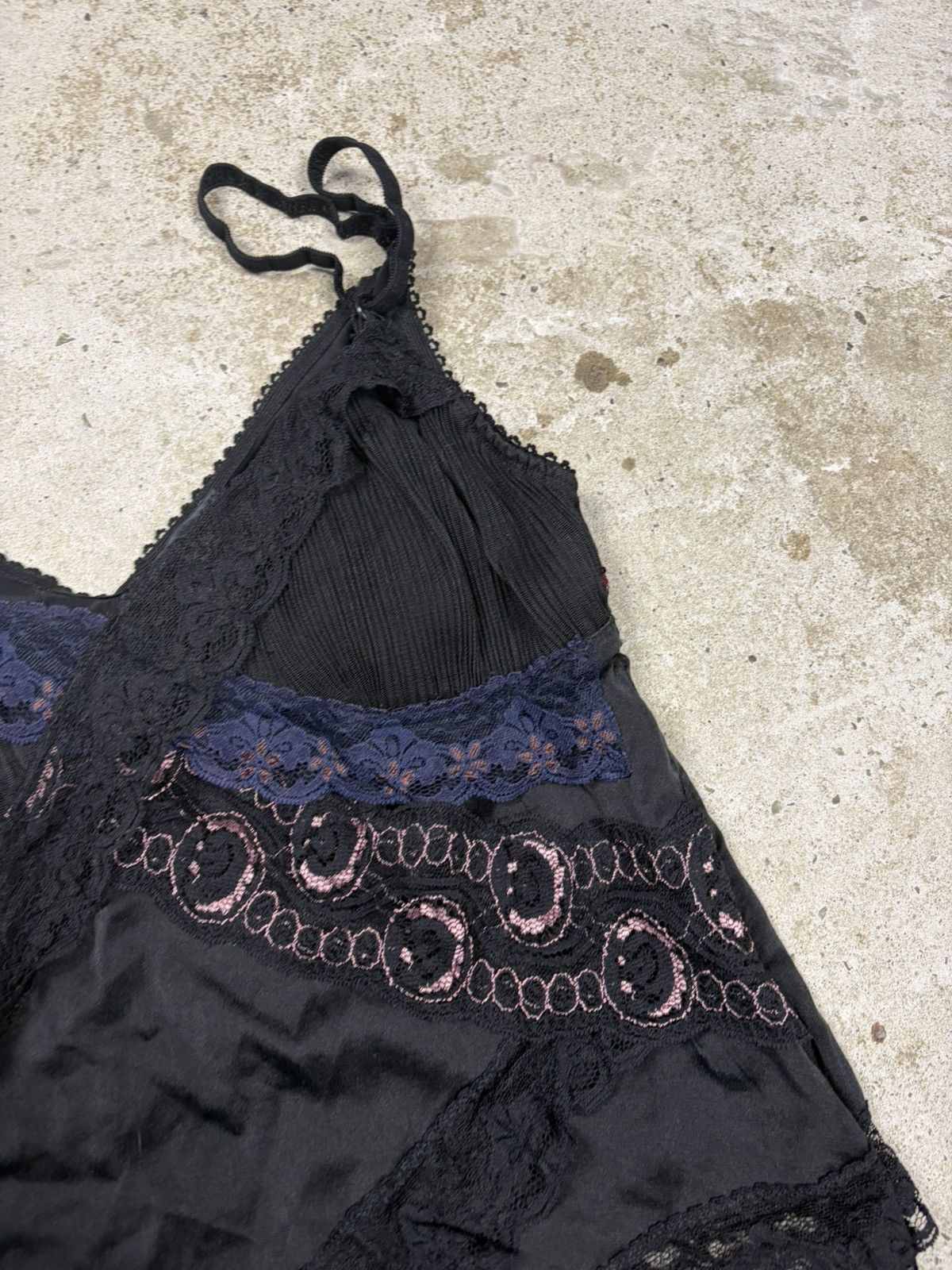 Dolce & Gabbana 2000s Dolce & Gabbana Black Silk Lace Trims Corset Top Size M / US 6-8 / IT 42-44 - 5 Thumbnail