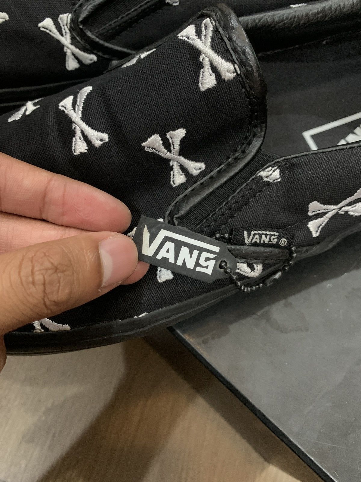 Syndicate × Vans × Wtaps Vans Slip On X WTAPS Crossbone Size US 9.5 / EU 42-43 - 8 Thumbnail