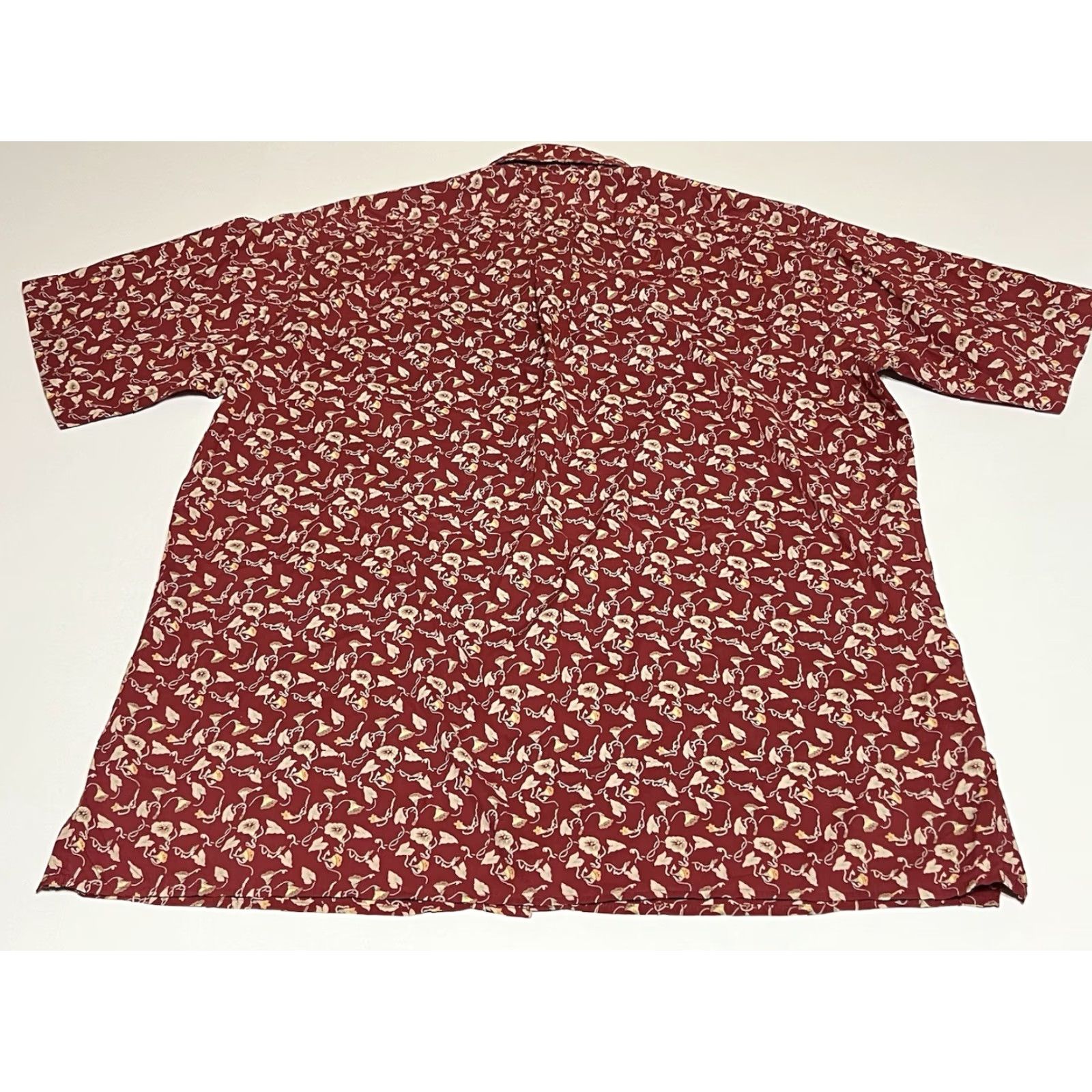 Reyn Spooner Reyn Spooner Men’s L Collared Button Front Floral Print Aloha Hawaiian Shirt Size US L / EU 52-54 / 3 - 3 Thumbnail