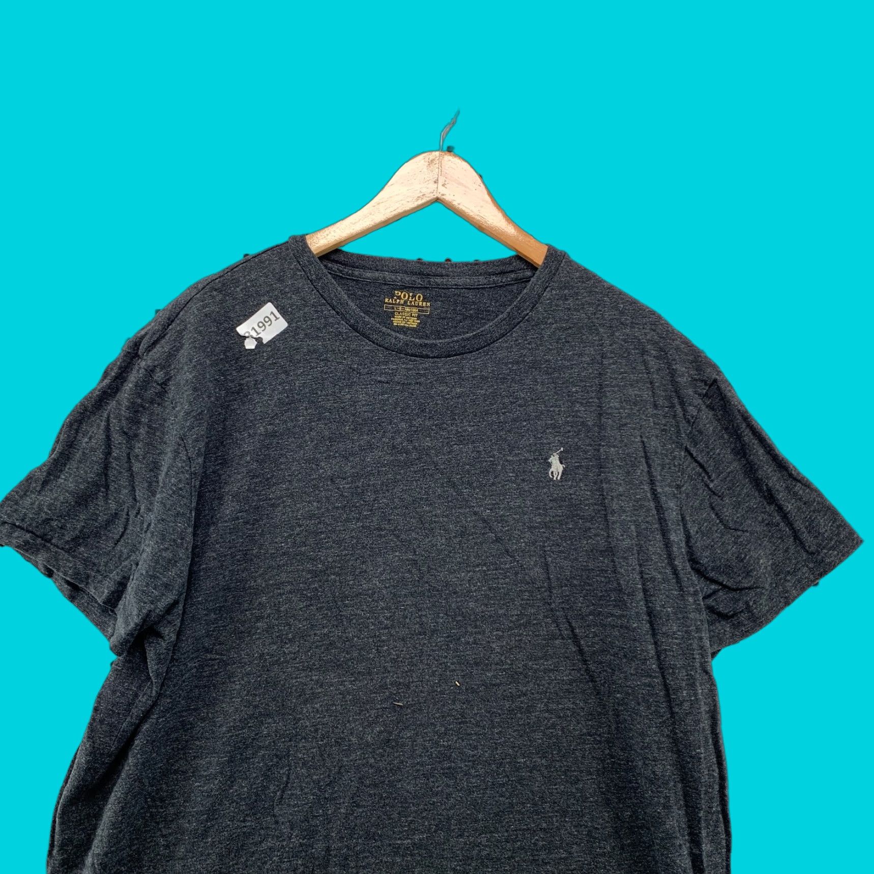 Polo Ralph Lauren Polo Ralph Lauren Shirt White Mens Large Classic Fit 23x27 Pony Gray 90s? Size US L / EU 52-54 / 3 - 1 Thumbnail