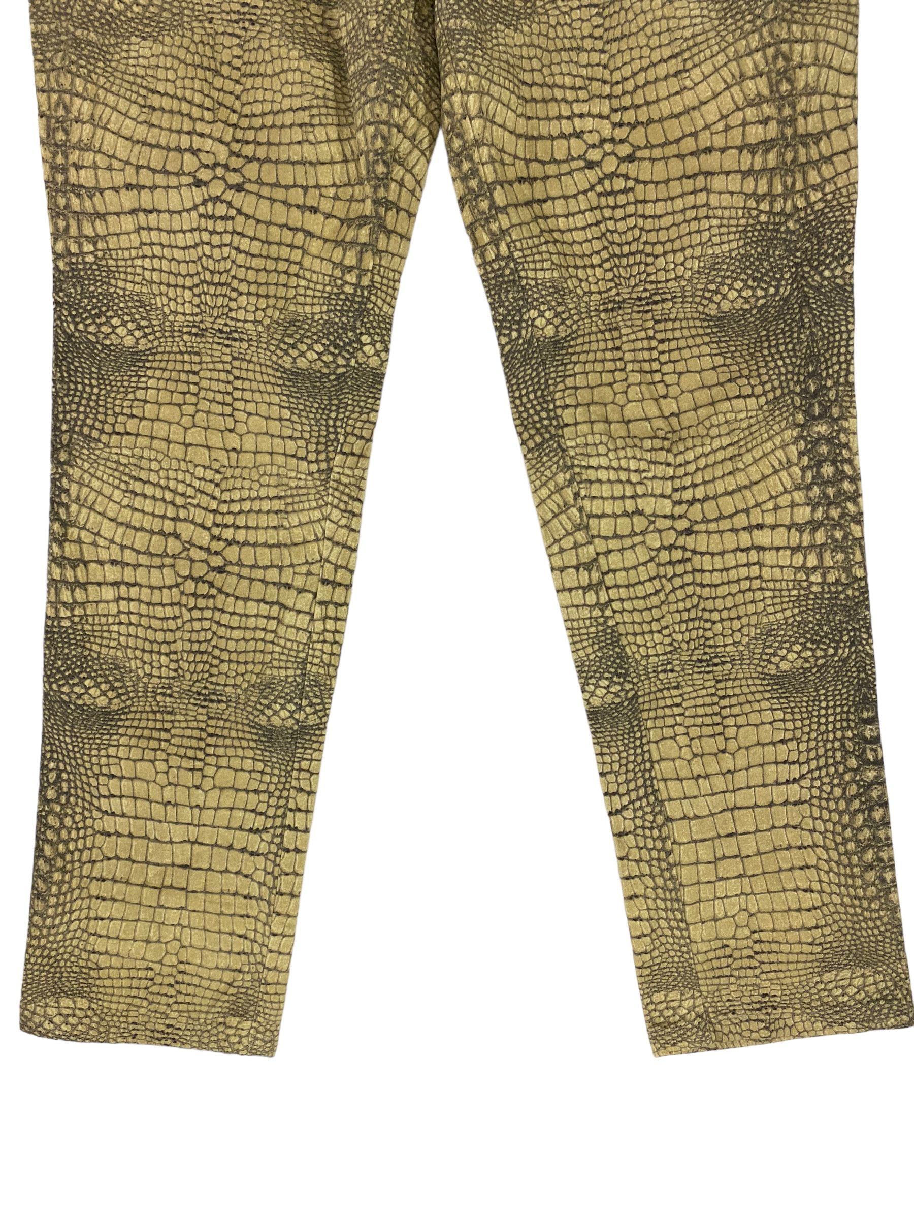 Designer × Just Cavalli × Roberto Cavalli Cavalli jeans crocodile printed pant Size US 31 - 4 Thumbnail