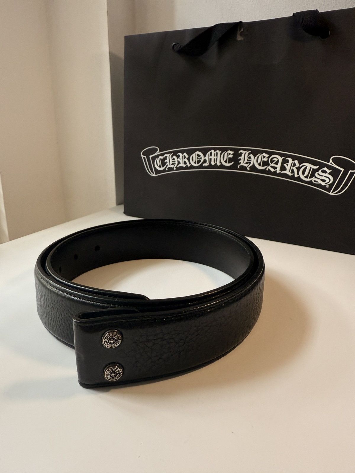 Chrome hearts belt leather size 34