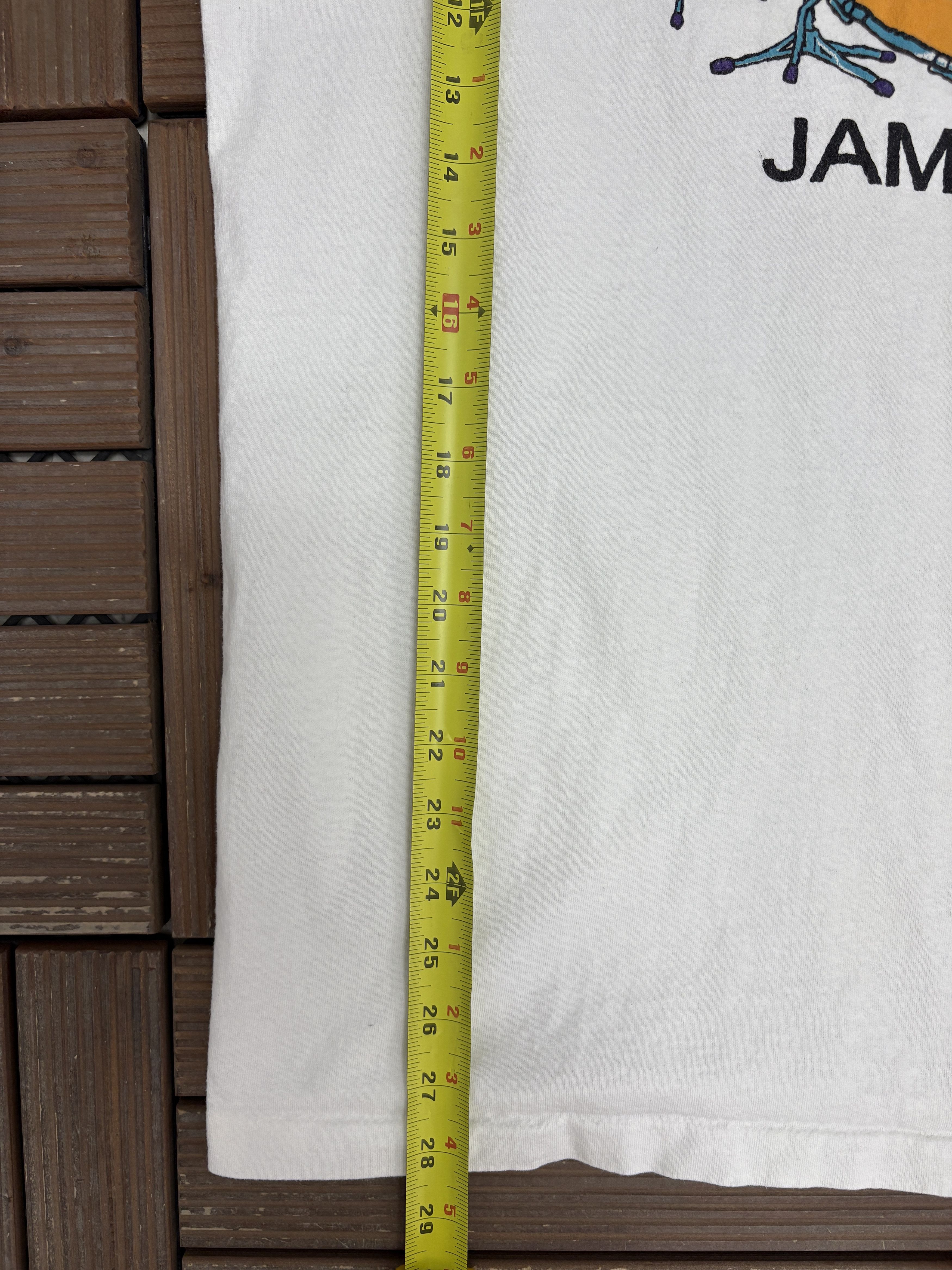 Vintage Hard Rock Cafe Jamaica Vintage White T-Shirt Tee Size US L / EU 52-54 / 3 - 8 Thumbnail
