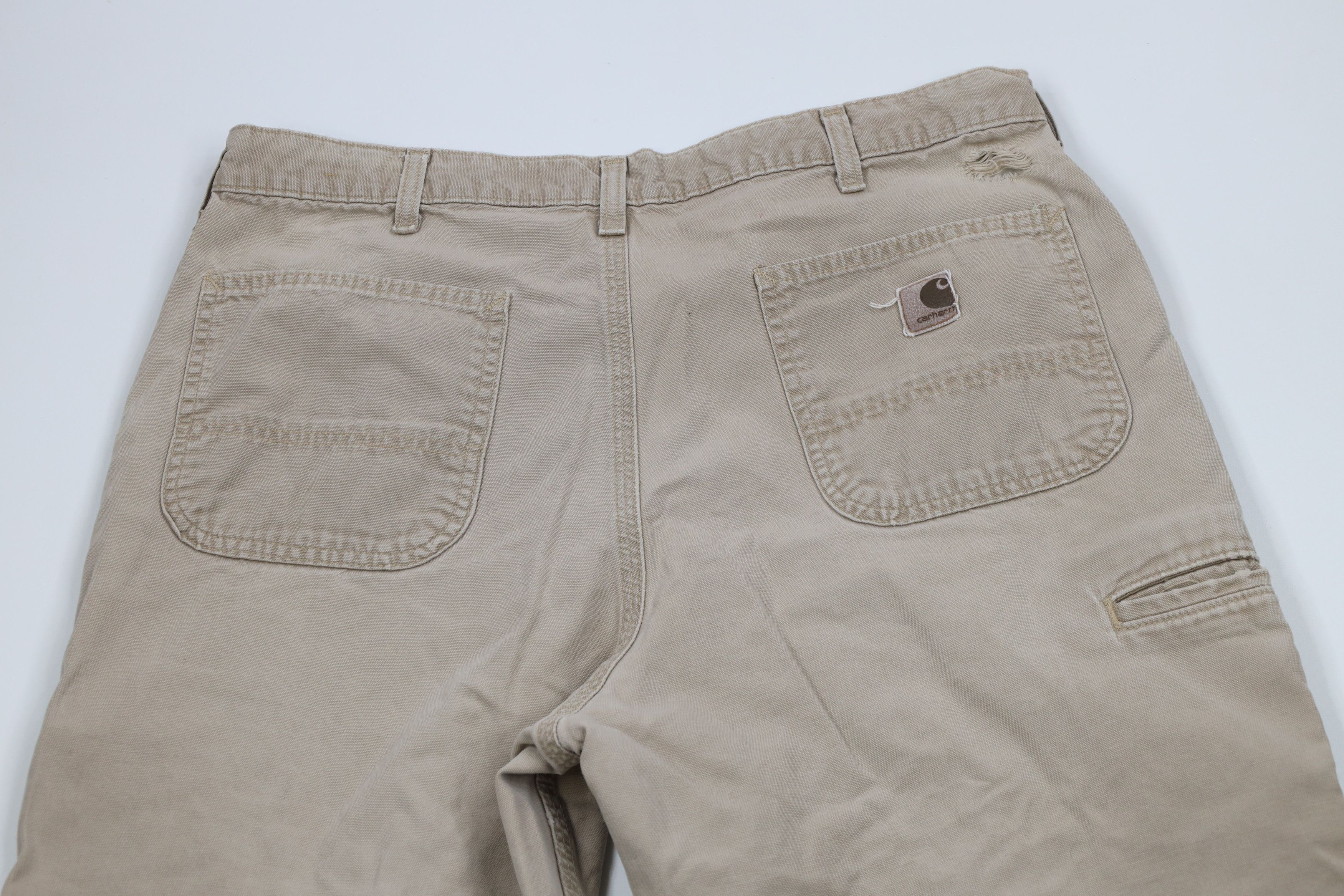 Carhartt × Vintage Vintage Y2K Carhartt Spell Canvas Wide Leg Dungaree Pants Size US 36 / EU 52 - 12 Thumbnail