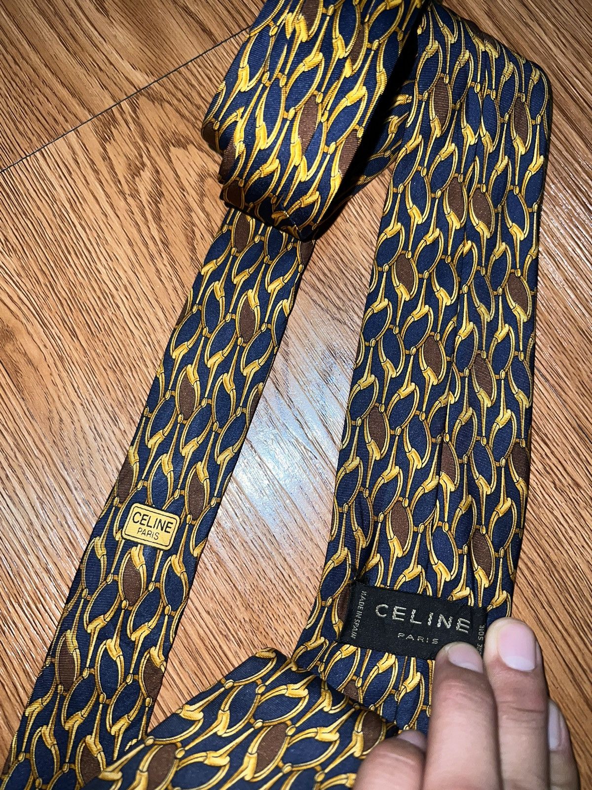 Celine × Designer × Vintage CELINE vtg rare item tie Size ONE SIZE - 4 Thumbnail