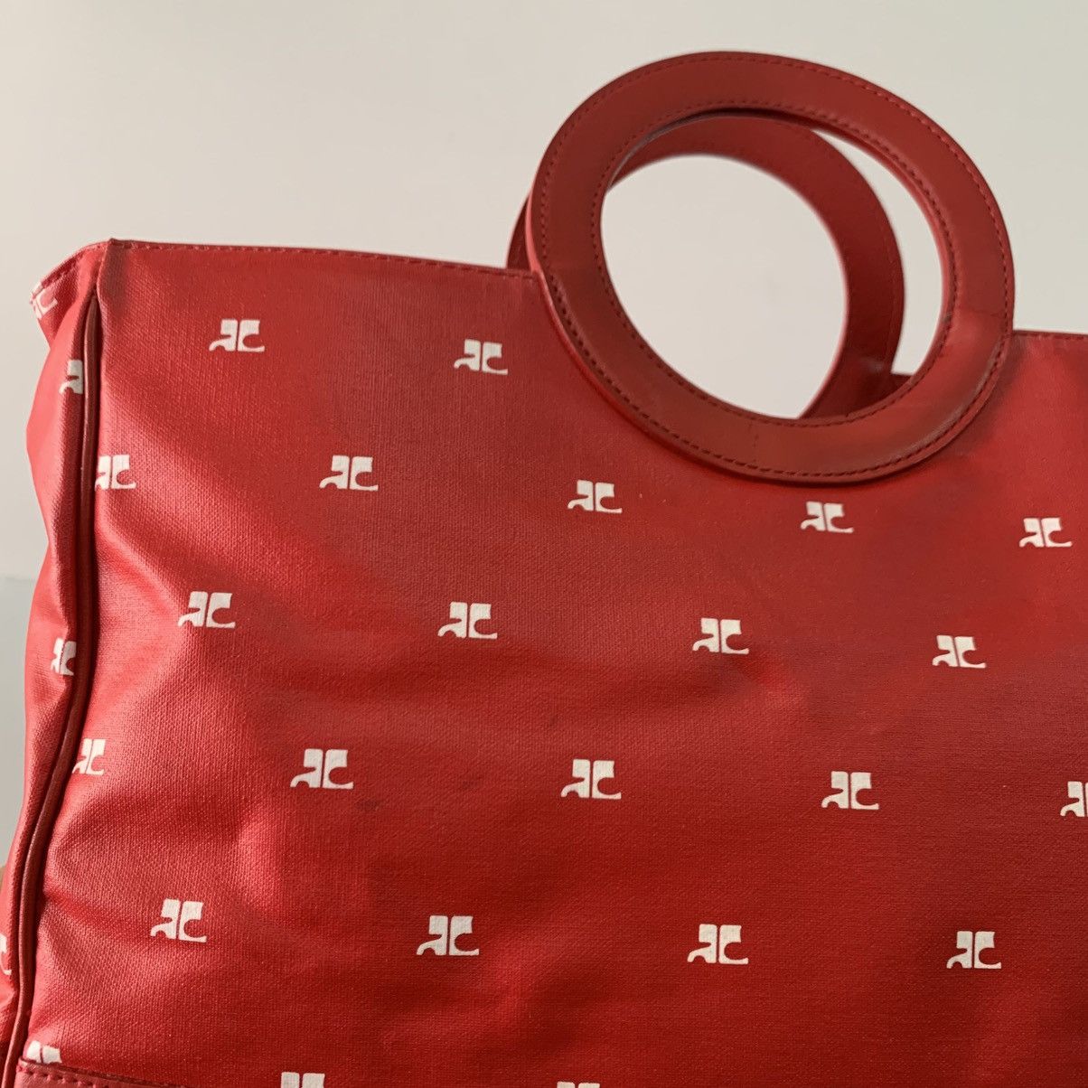 Courreges Courreges Red Handbag Size ONE SIZE - 7 Thumbnail