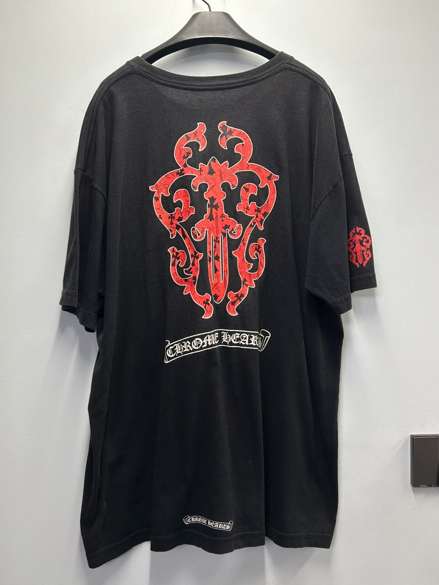 Chrome Hearts Red Sword Vine T-Shirt
