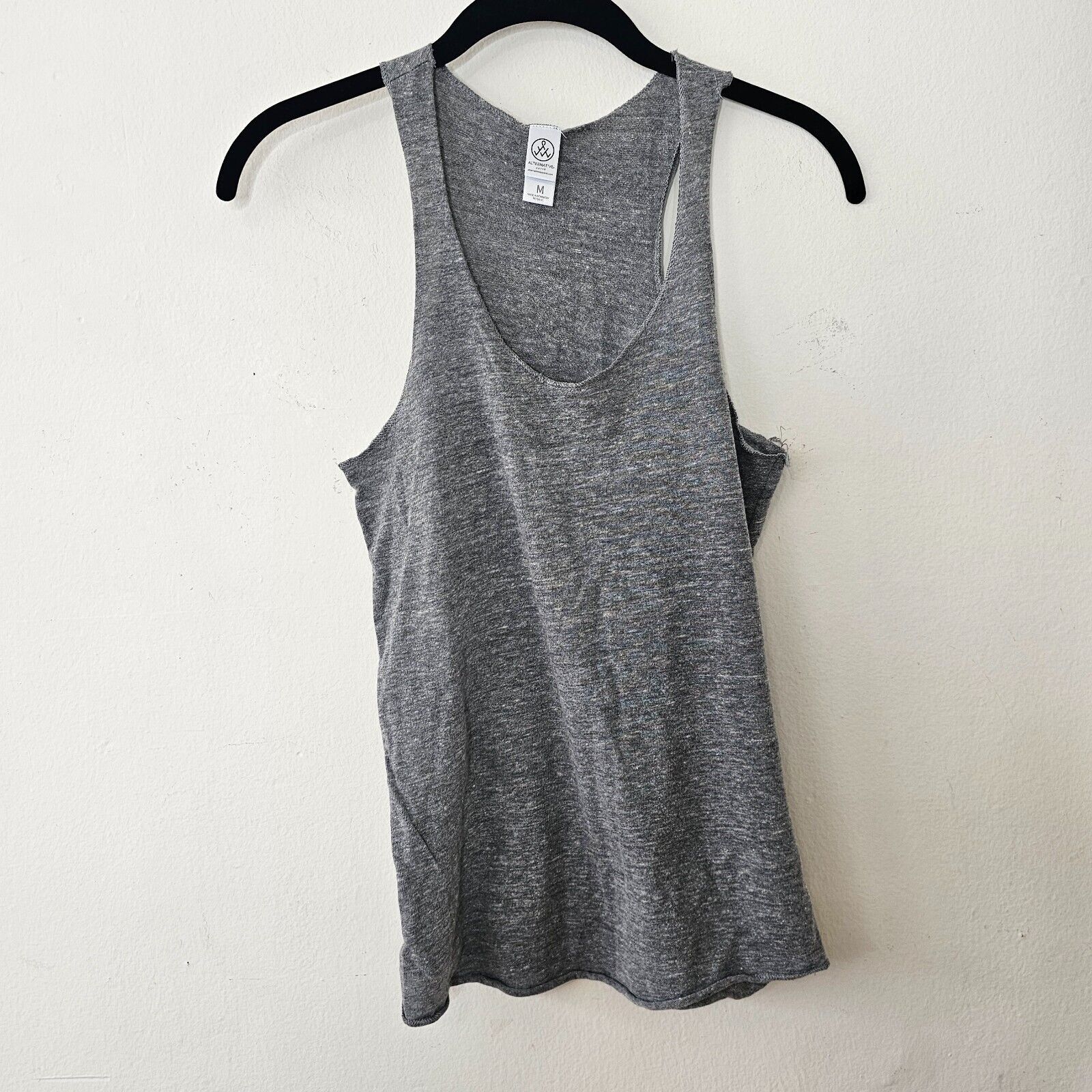 Other Alternative Earth Gray Natural Pilates Racer Scoop Tank M Size M / US 6-8 / IT 42-44 - 6 Thumbnail