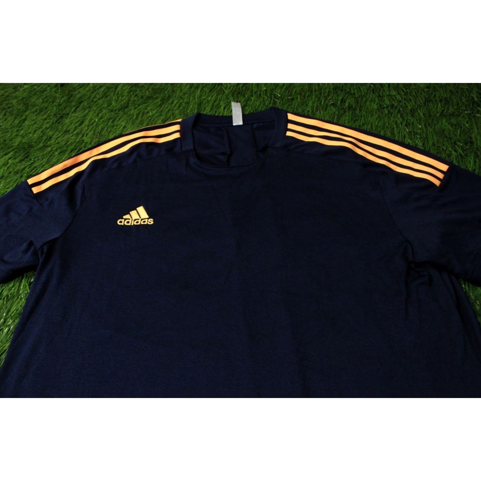 Adidas ADIDAS Performance 2019 Sport Training Men Shirt Jersey Tee Original XL Man T-Shirt Navy Blue Peach 2019 Running Base Layer Short Sleeve Crew Neck Size US XL / EU 56 / 4 - 2 Thumbnail
