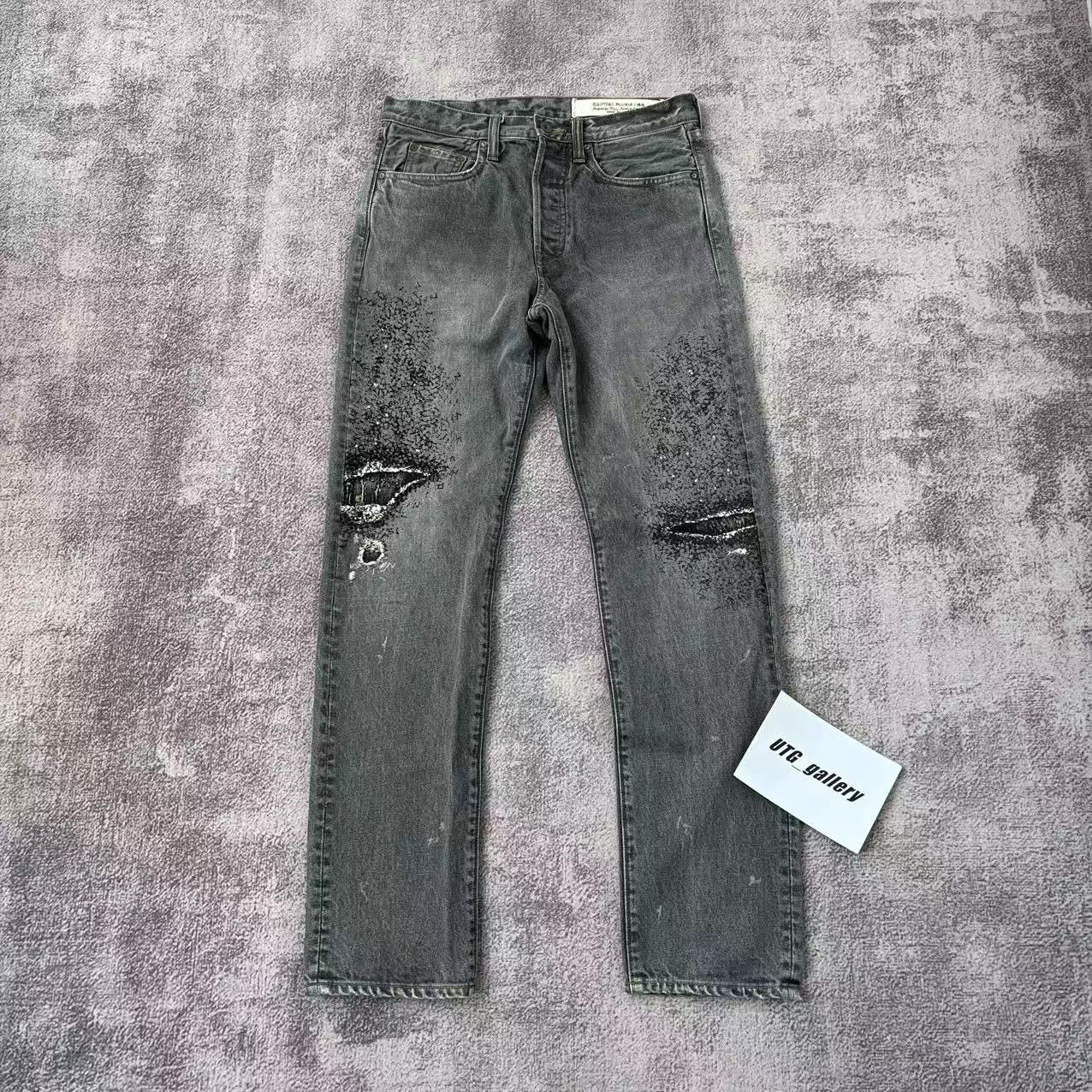 Kapital Kapital 14oz 5p Monkey Cisco Distressed Denim Jeans *size 30 Size US 30 / EU 46 - 1 Thumbnail