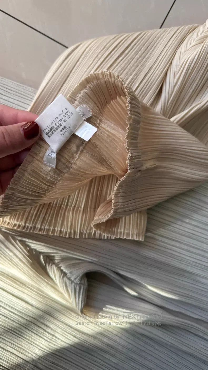Issey Miyake Issey Miyake size:1 Pencil straight-leg pants Size 22" - 6 Thumbnail