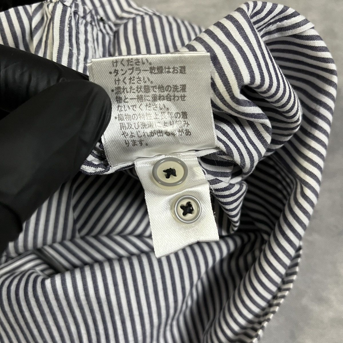 semanticdesign Semantic Design Japan Short Sleeve Stripe Shirt Size US L / EU 52-54 / 3 - 6 Thumbnail