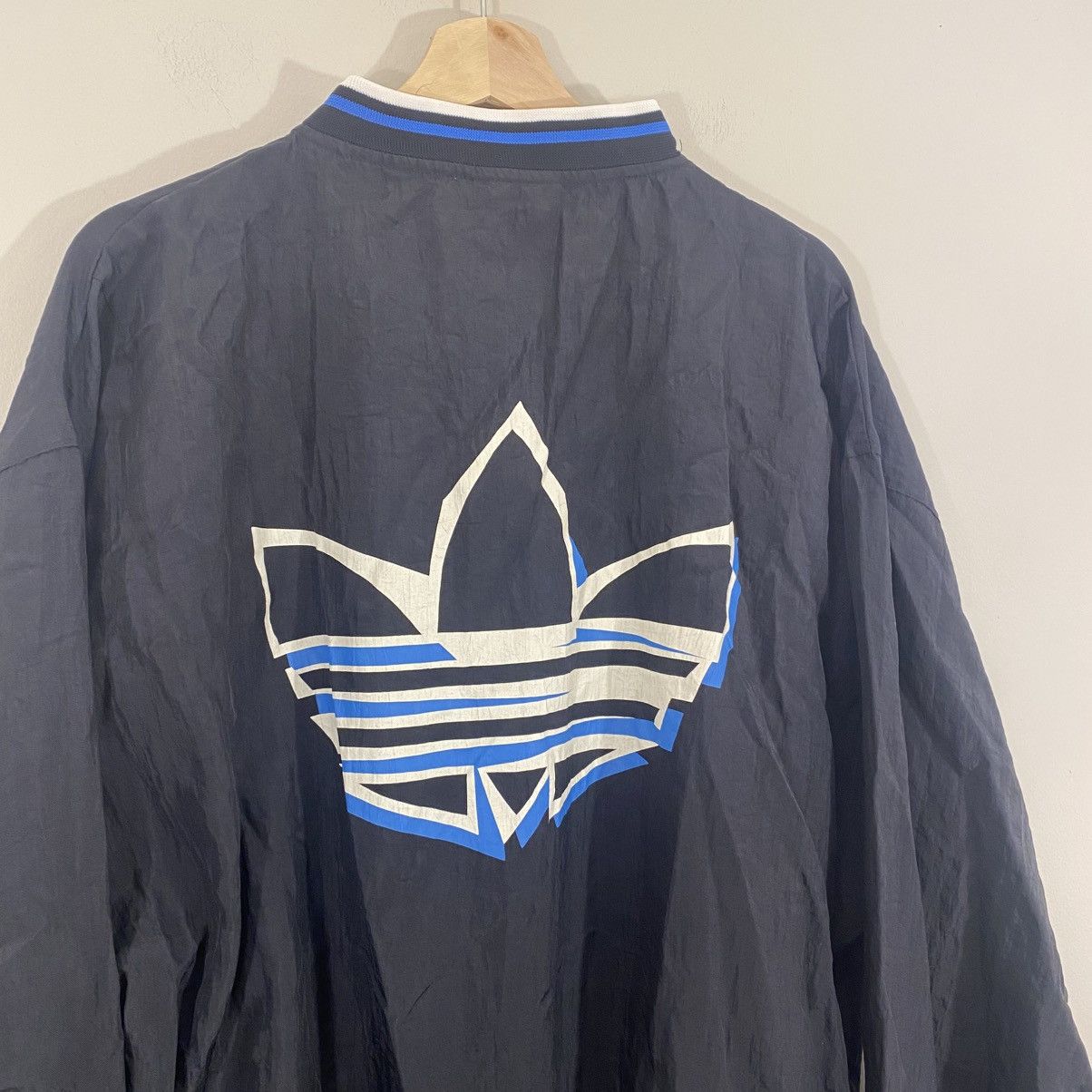 Adidas × Vintage Vintage 90s Adidas Windbreaker Track Jacket Baggy XL Size US XL / EU 56 / 4 - 2 Thumbnail