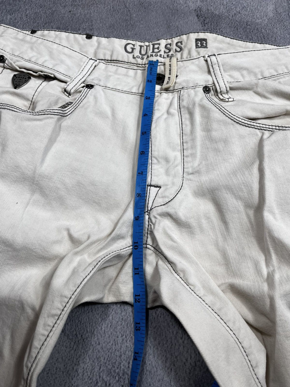 Guess Vintage Y2K Guess straight denim jeans streetwear 33 Size US 33 - 17 Thumbnail
