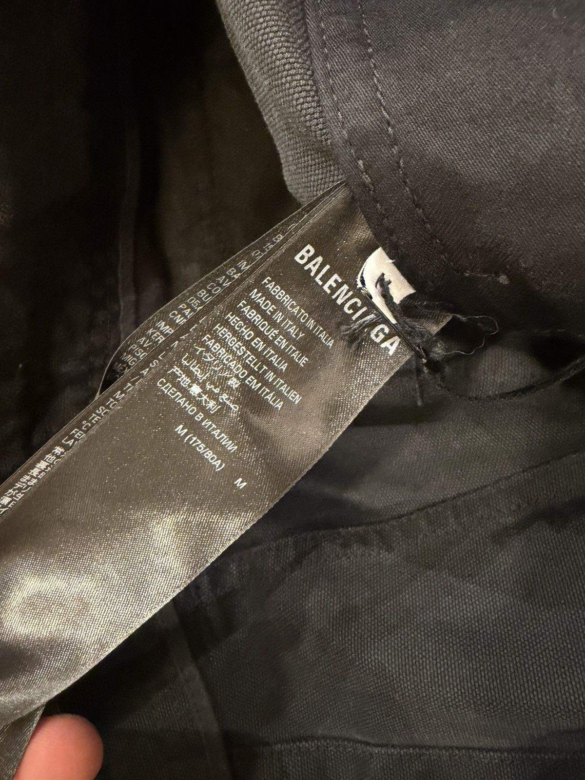 Balenciaga Balenciaga Pierced Cargo Raver Pants Size US 44 / EU 60 - 4 Thumbnail