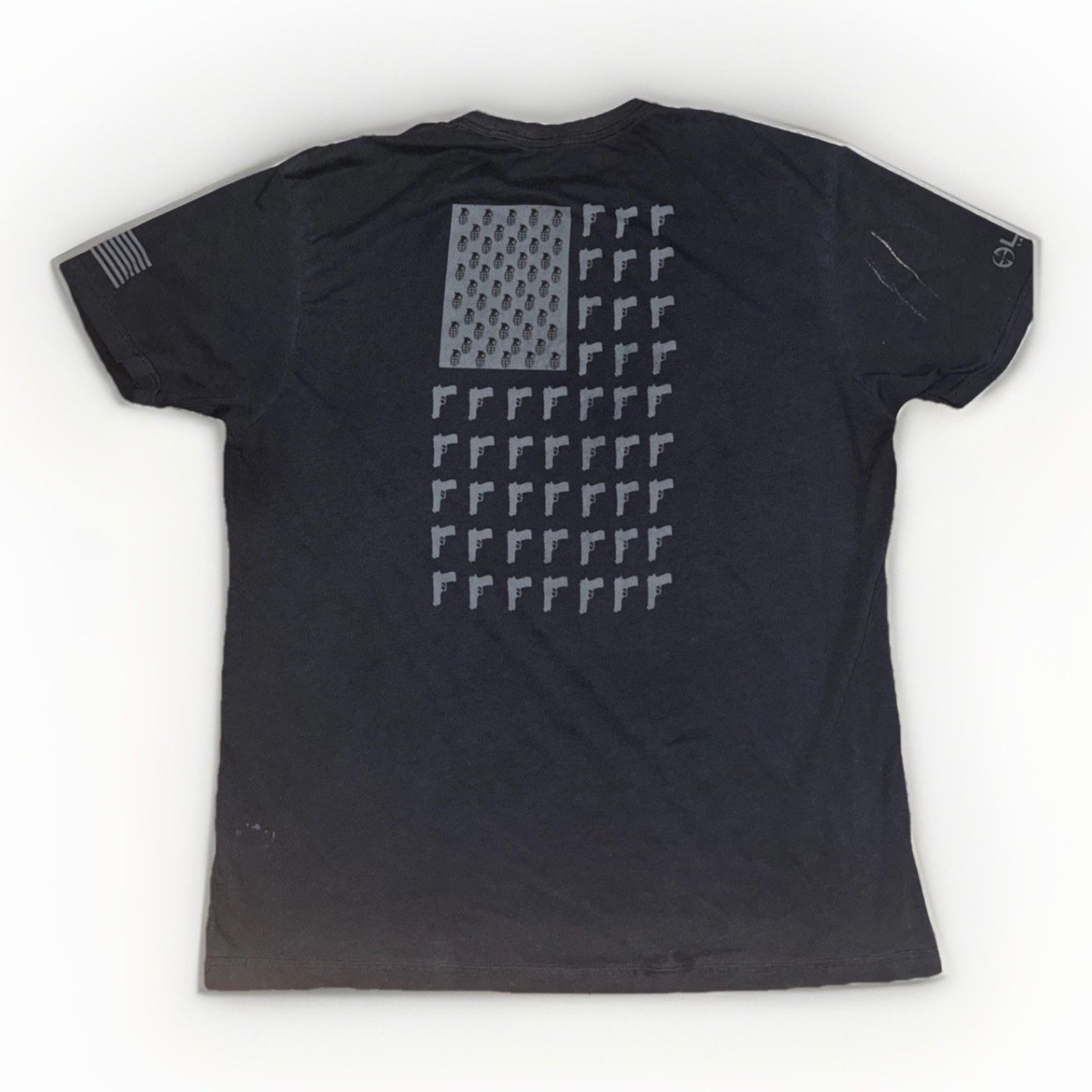 Band Tees LA Police Gear Tactical T-Shirt Black XL Flag Graphic 22x28 Size US XL / EU 56 / 4 - 1 Thumbnail