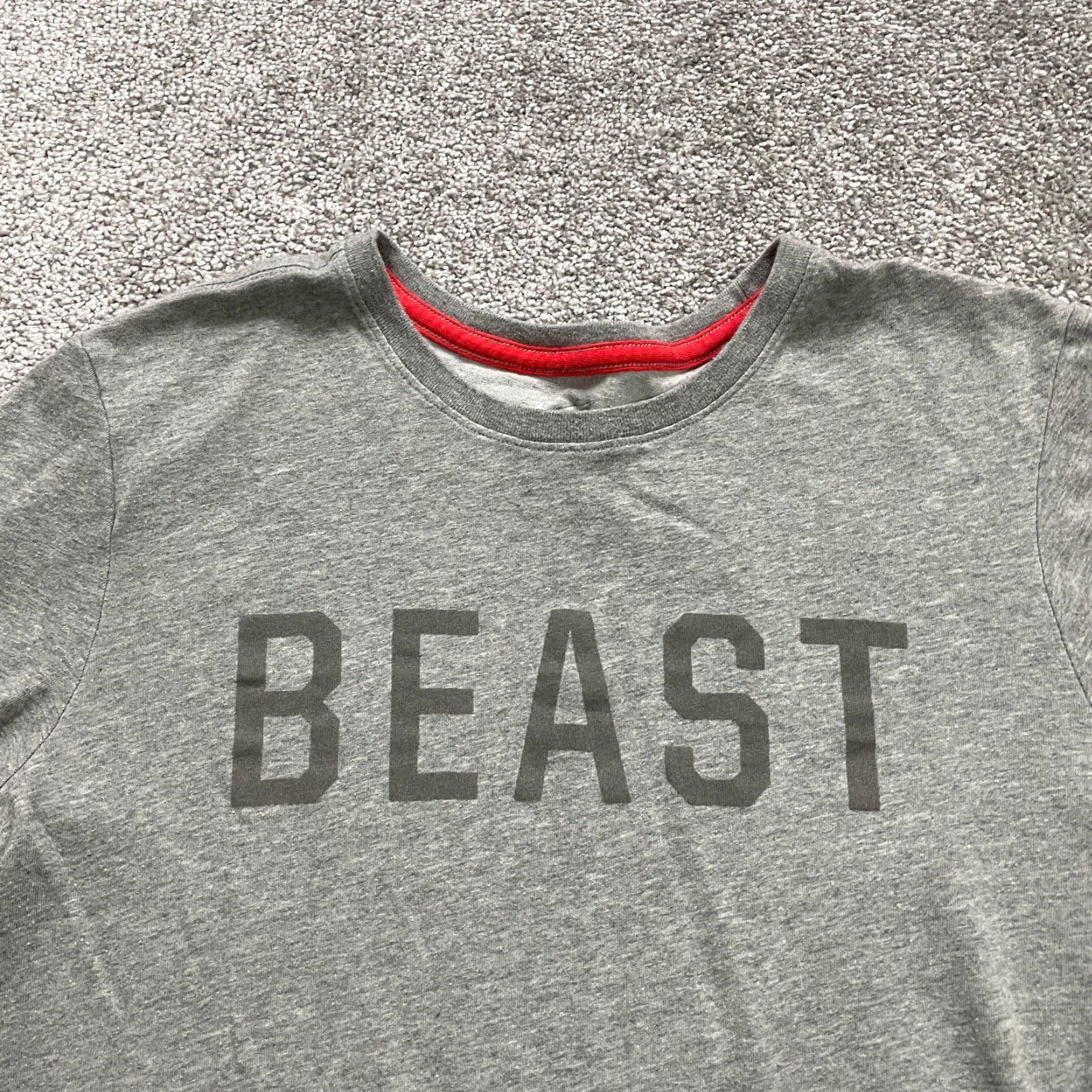 Nike Nike Tee Dri-Fit T-Shirt Mens Small Gray Graphic Long Sleeve Crew Neck Graphic Size S / US 4 / IT 40 - 3 Thumbnail