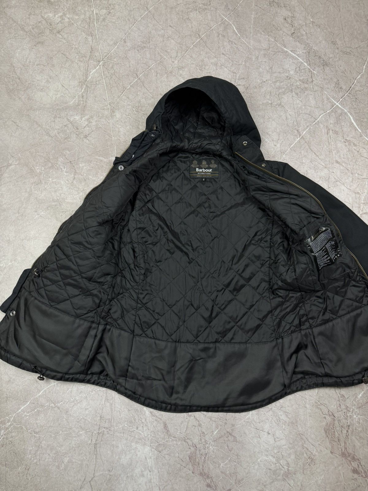 Barbour Barbour Retail Fog Parka Black Waxed Cotton Small Size US S / EU 44-46 / 1 - 11 Thumbnail