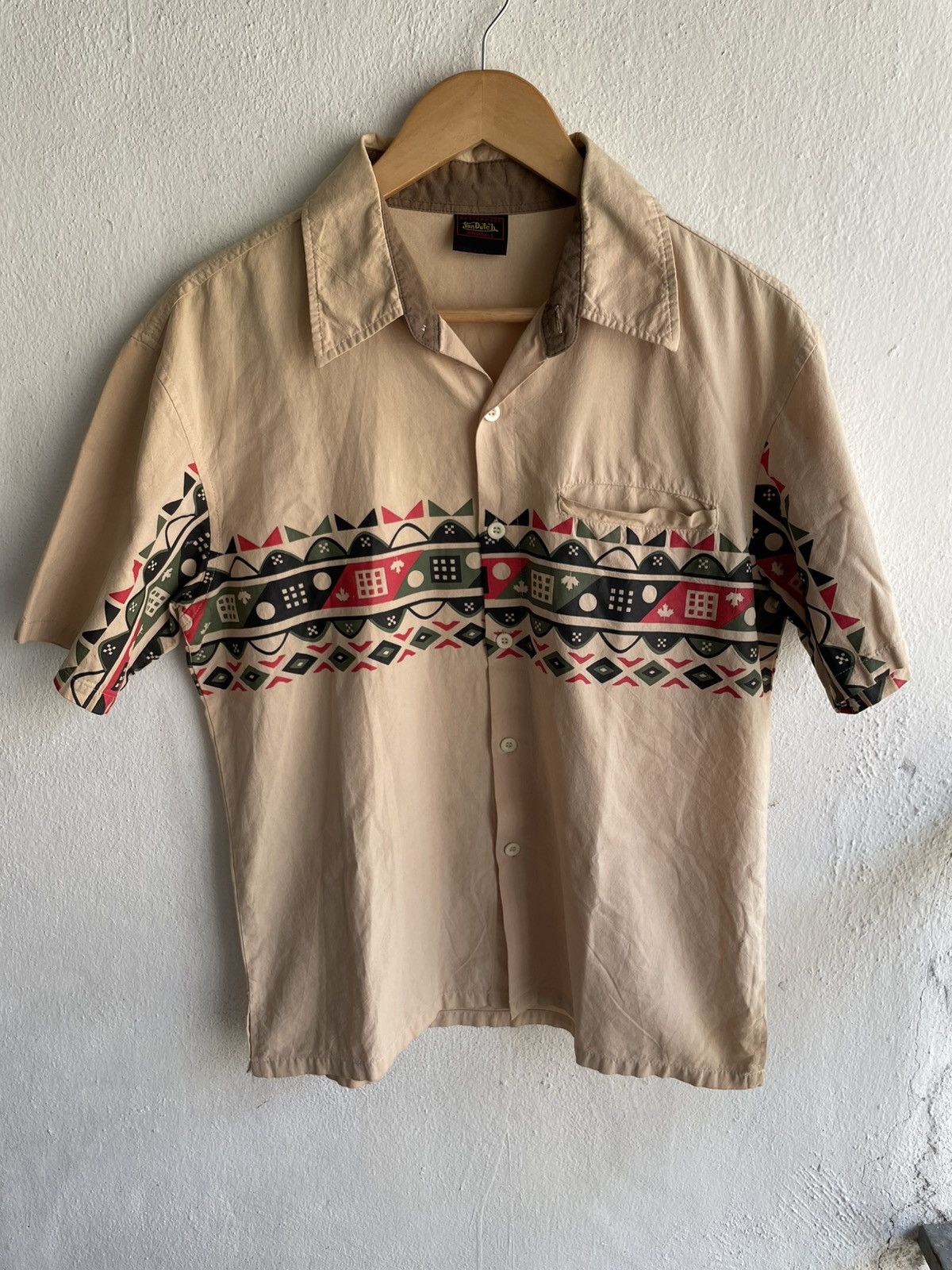 Vintage × Von Dutch Von dutch open collar shirt buttons up Size US M / EU 48-50 / 2 - 3 Thumbnail