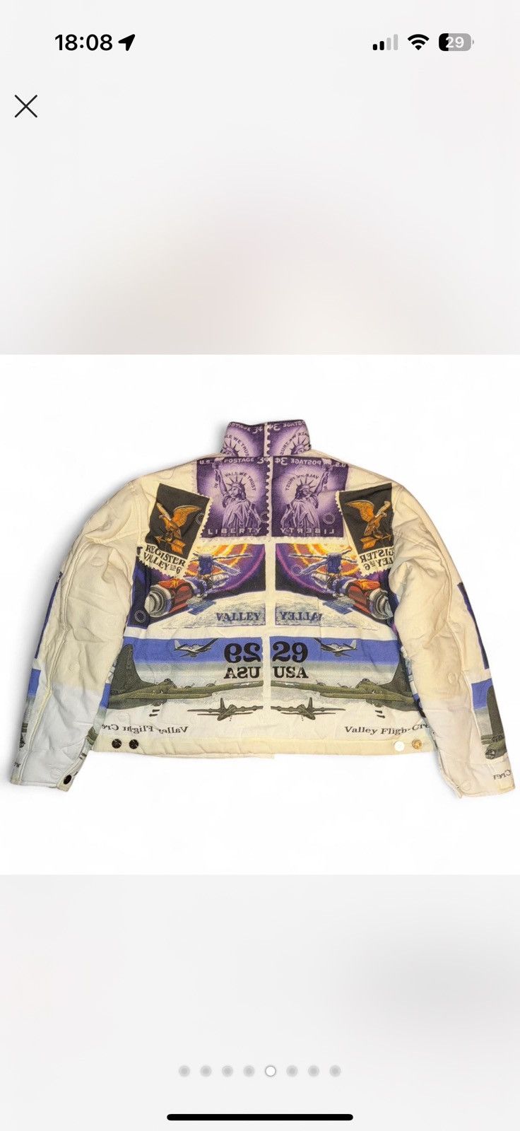 Vale Vale Forever Valley Flight Crew Shirt Jacket XXL Size US XXL / EU 58 / 5 - 5 Thumbnail
