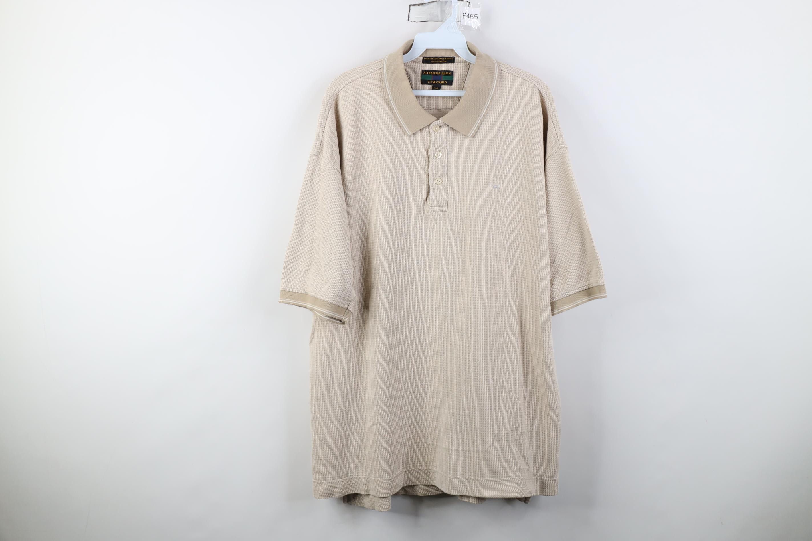 Vintage Vintage 90s Streetwear Knit Short Sleeve Golf Polo Shirt Size US XXL / EU 58 / 5 - 1 Thumbnail