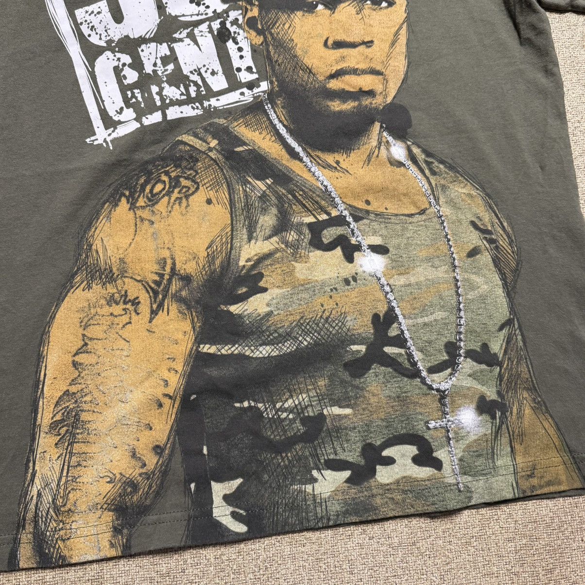 G-Unit Vintage Y2K G-Unit 50 Cent Heavyweight T Shirt XL Rap Rare Size US XL / EU 56 / 4 - 3 Thumbnail