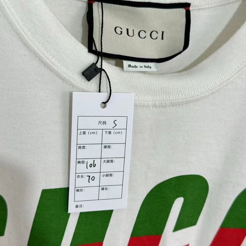 Gucci Gucci Popular lightning logo short sleeves 2502-Nextarrow Size US S / EU 44-46 / 1 - 2 Thumbnail