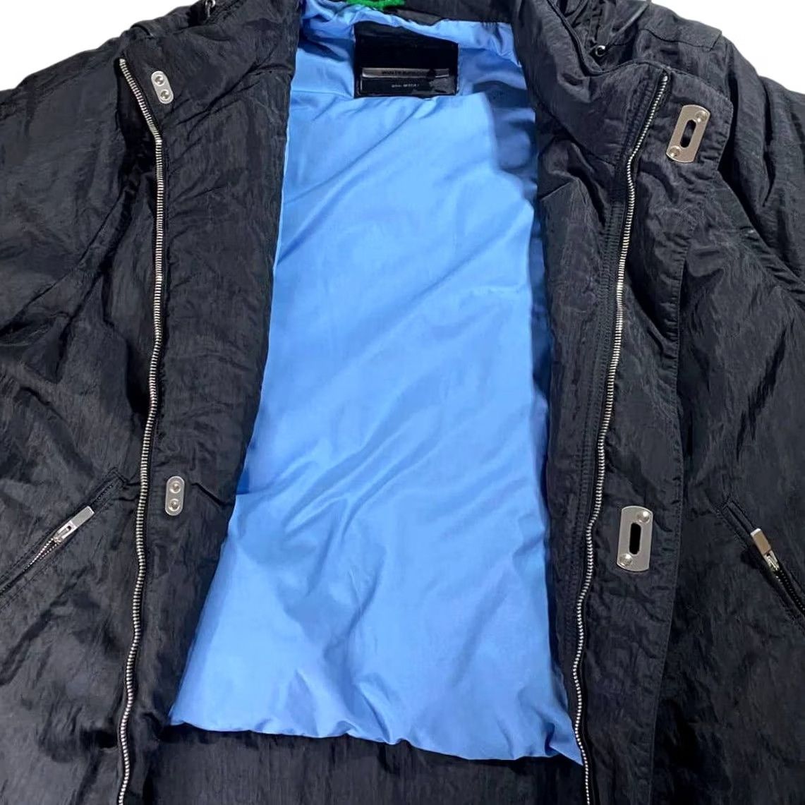 Salvatore Ferragamo Salvatore Ferragamo Goose Down Puff Jacket Black Men's L Nylon Jacket Size US L / EU 52-54 / 3 - 2 Thumbnail