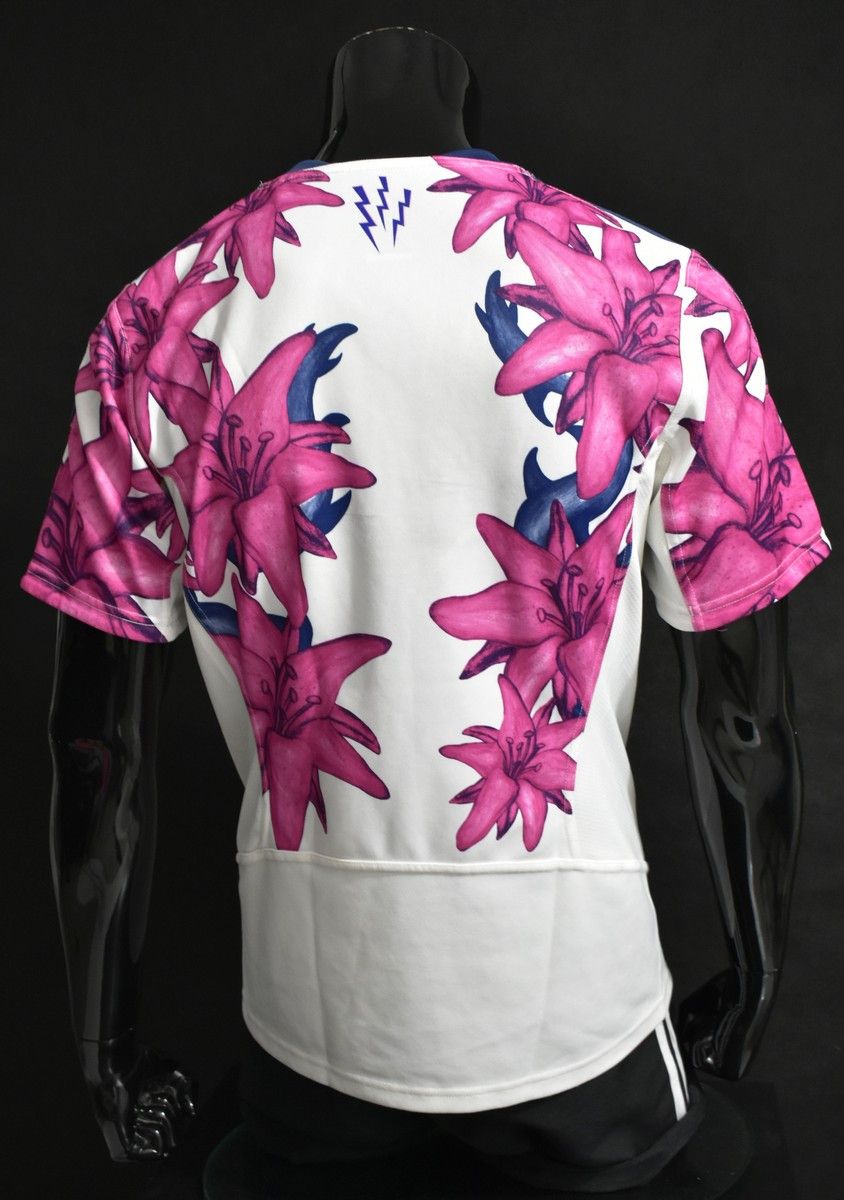 Adidas adidas Stade Francais Paris SF 2011-2012 Rugby Jersey SIZE L Size US L / EU 52-54 / 3 - 4 Thumbnail