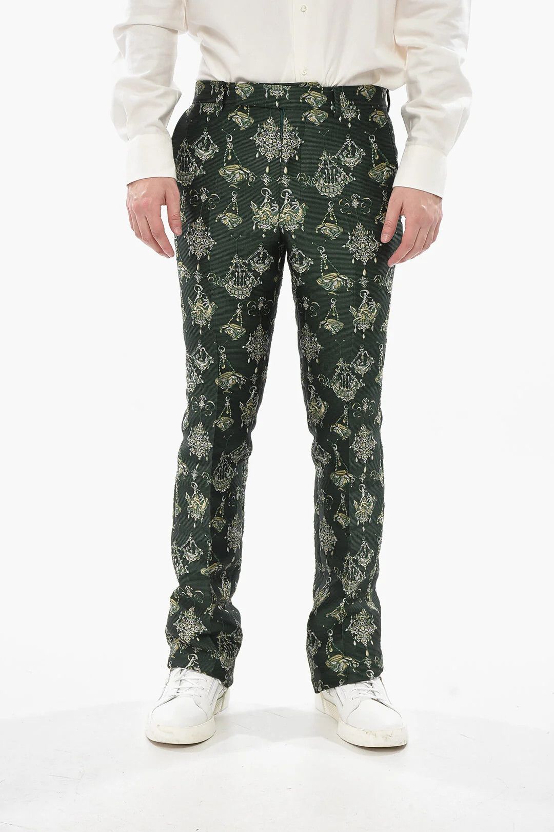 Givenchy og1mm0326 4-Pocket Pant in Green Size US 32 / EU 48 - 1 Thumbnail