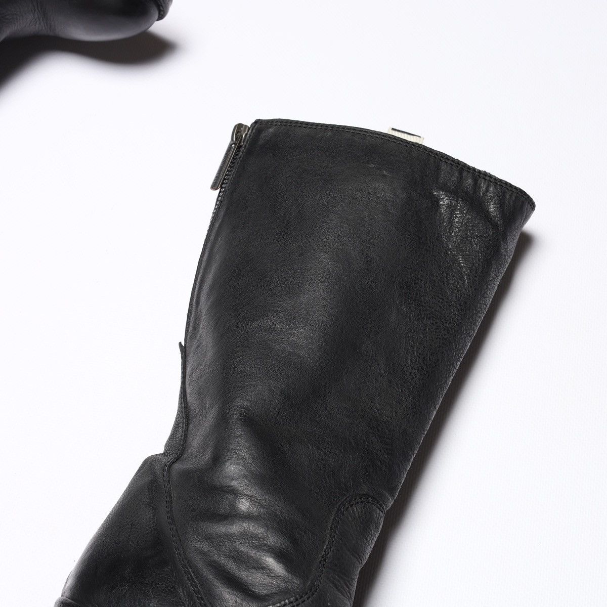 Dirk Bikkembergs Dirk Bikkembergs Thigh High Boots Leather Knee Zip Shoes Size US 7 / IT 37 - 11 Thumbnail