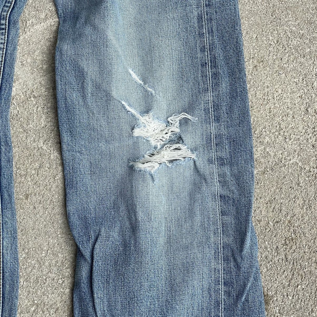 Levi's × Levi's Vintage Clothing “DISTRESSED SELVEDGED LEVIS” RARE WHITELINE SELVEDGE DENIM Size US 30 / EU 46 - 4 Thumbnail