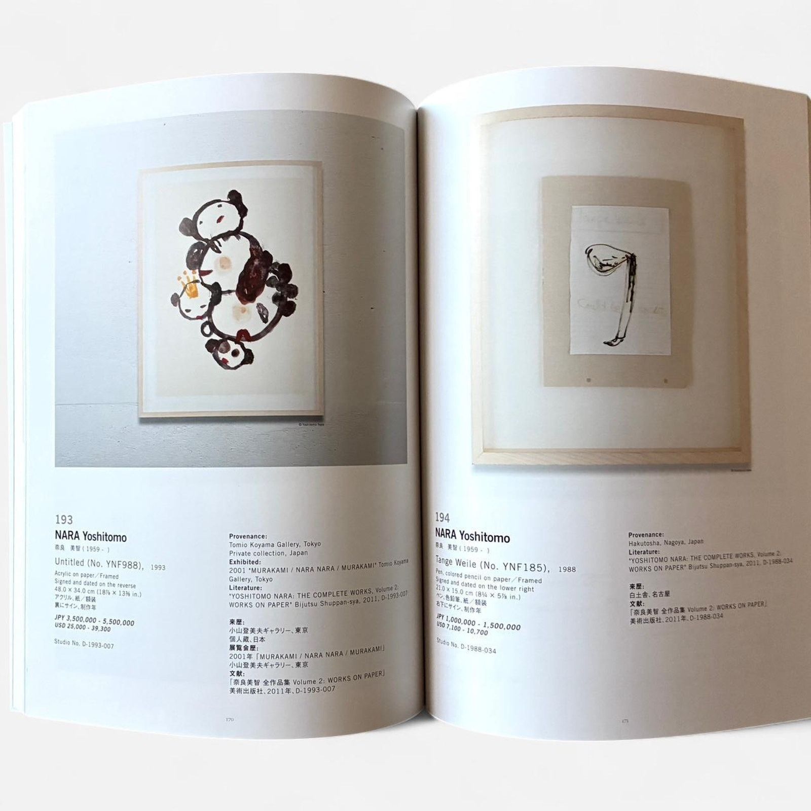 Andy Warhol × Japanese Brand × Kaws Nara Yoshitomo Andy WARHOL SBI ART AUCTION ART Book Size ONE SIZE - 2 Thumbnail