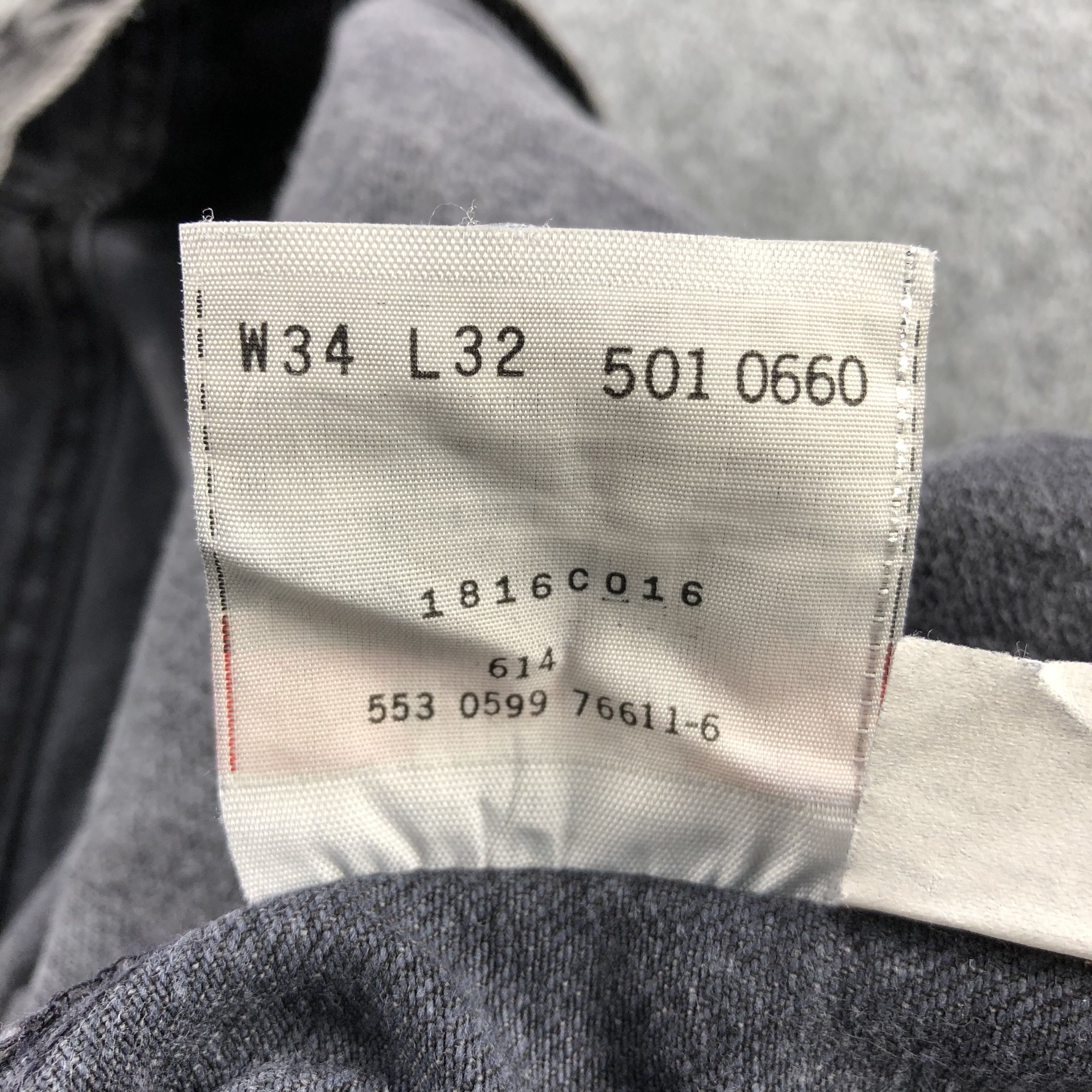 Levi's 90s Vintage Ripped Levis 501 Earth Tone Jeans-J1565 Size US 33 - 15 Thumbnail