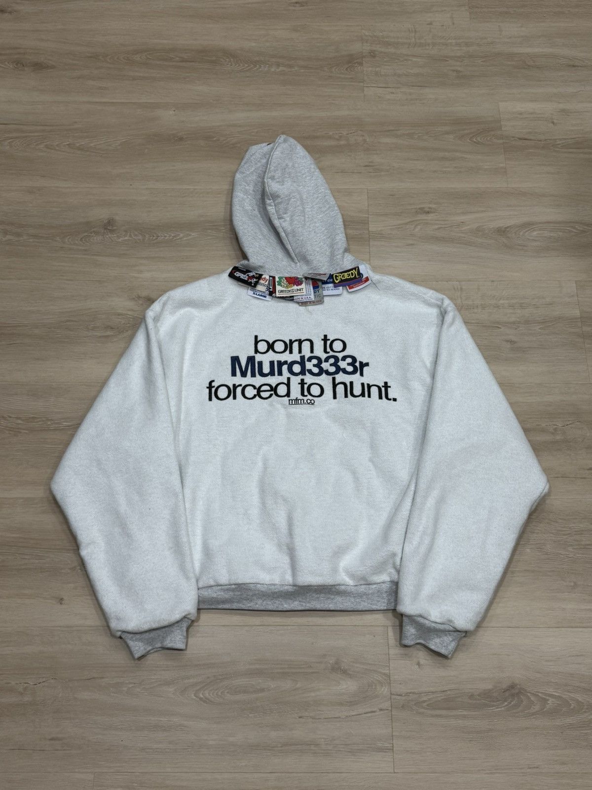 Greedy Unit × murd333r.fm Murd333r.fm Greedy Unit Inside Out Multi Tag Hoodie Size US XL / EU 56 / 4 - 2 Thumbnail