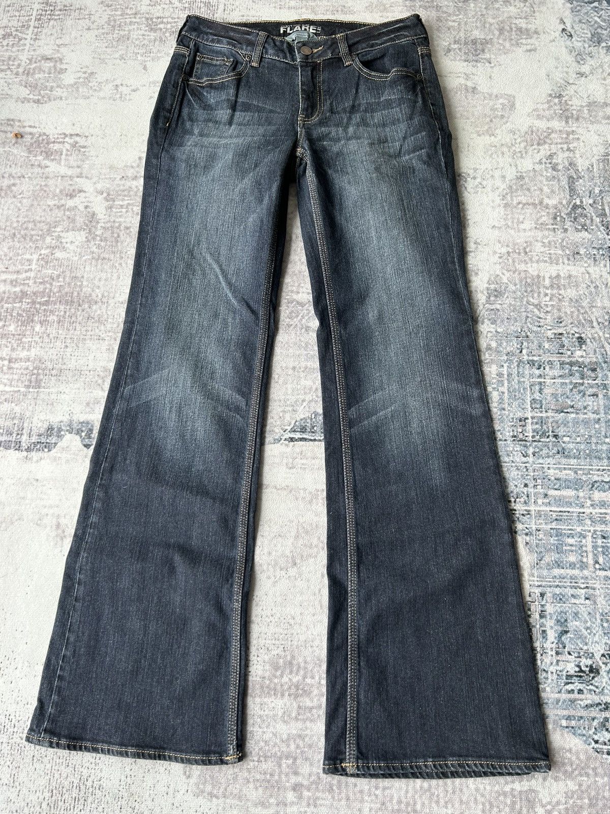 image of If Six Was Nine x Le Grande Bleu L G B Super Flared New York Jeans in Denim, Men's (Size 29)