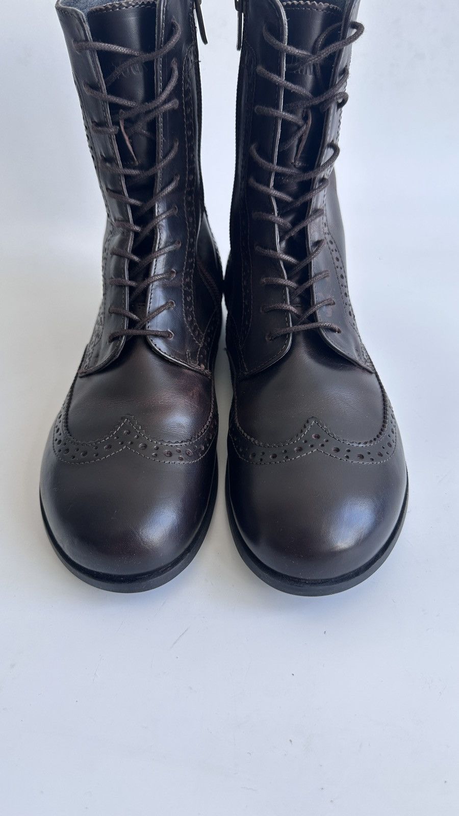 Birkenstock Rare Birkenstock Leather Brogue Boots Wingtip Zip Comfort Size US 8 / IT 38 - 5 Thumbnail