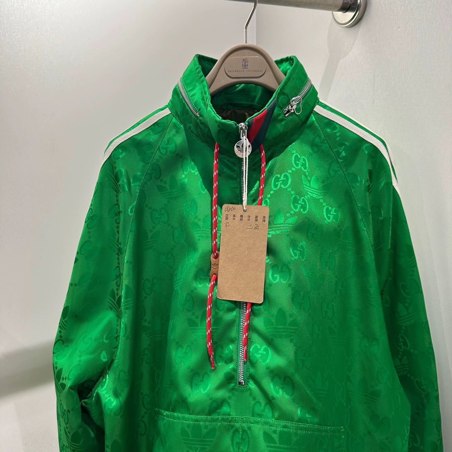 Gucci Gucci dp60 all over GG striped zip-up jacket 52 Size US L / EU 52-54 / 3 - 6 Thumbnail