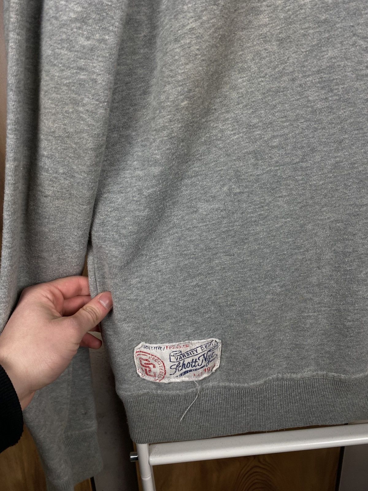 Schott 🔥Vintage Sweatshirt Zip Up 1/3 Schott N.Y.C. VTG Tee🔥 Size US M / EU 48-50 / 2 - 4 Thumbnail