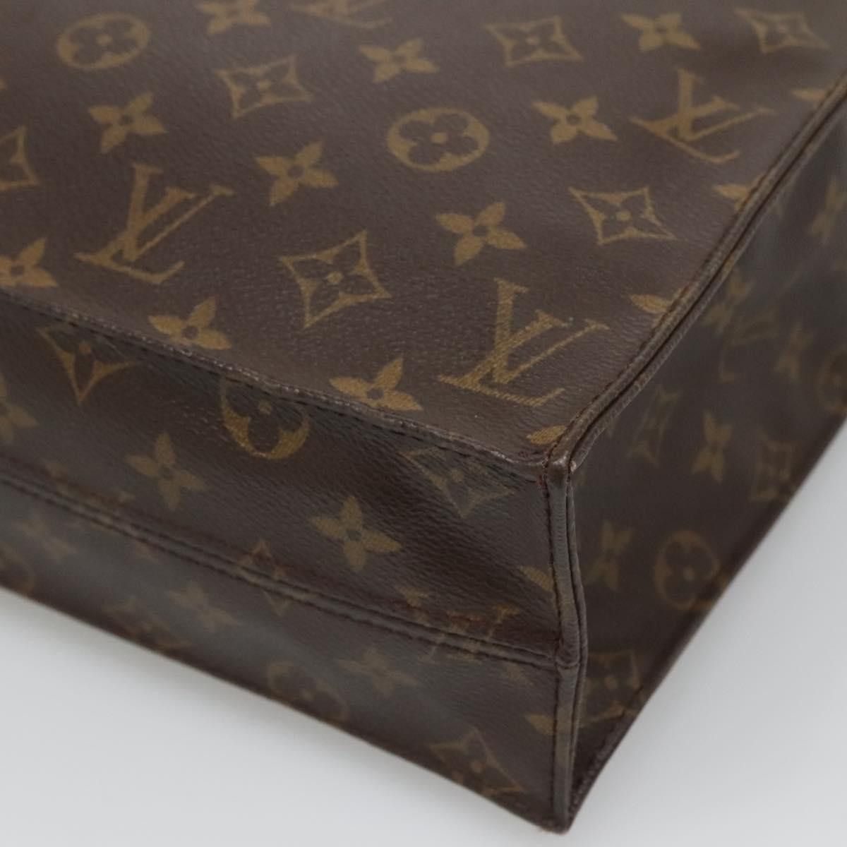 Louis Vuitton LOUIS VUITTON Monogram Sac Plat Hand Bag M51140 Size ONE SIZE - 15 Thumbnail