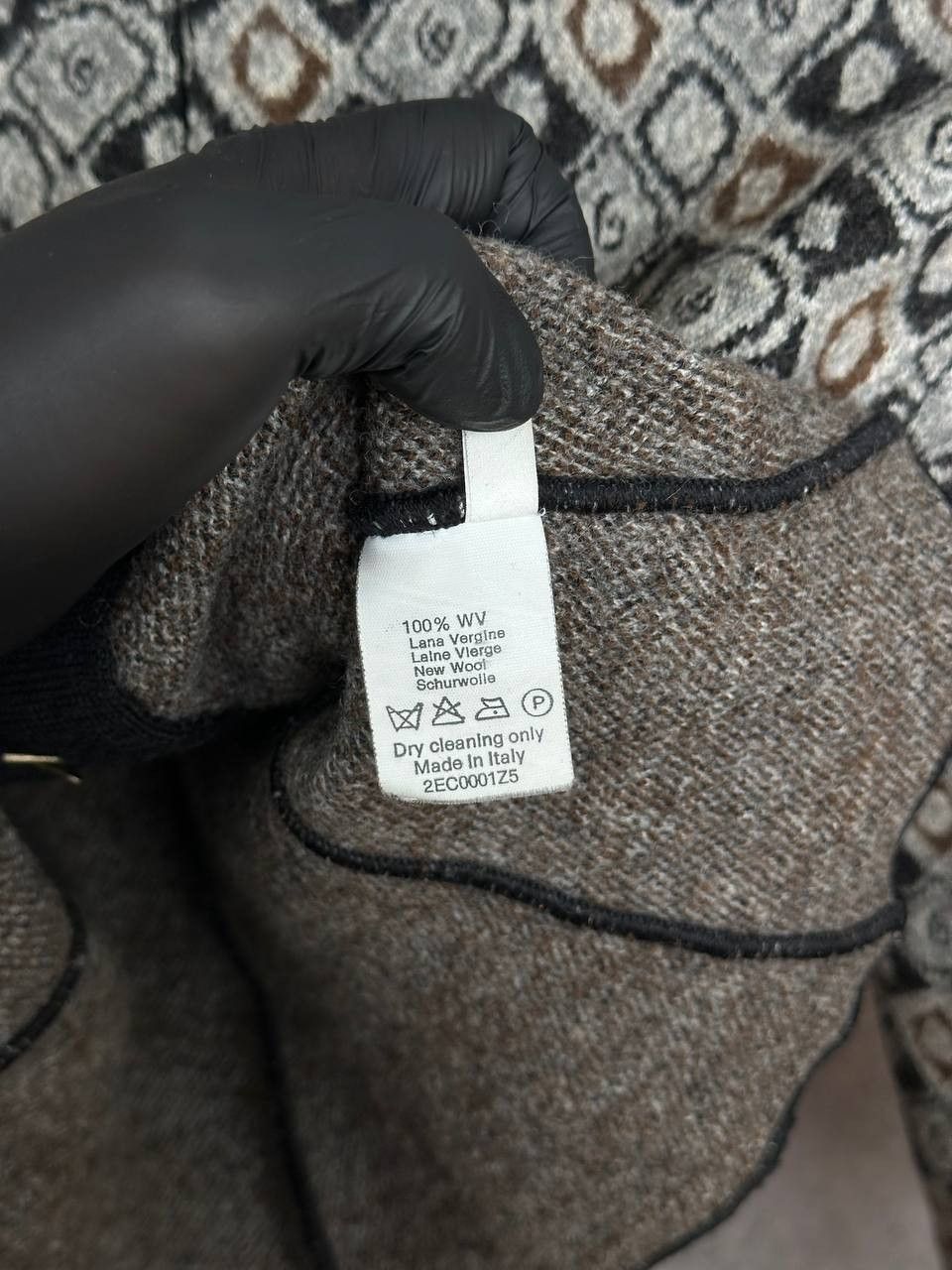 Alaia Alaia Archive Y2K Jacquard Wool Geometric Crop Jacket Italy Size S / US 4 / IT 40 - 14 Thumbnail