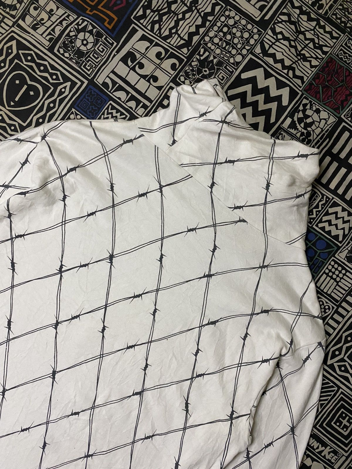 If Six Was Nine × Japanese Brand × Le Grande Bleu (L.G.B.) barbed wire kneck Longsleeve Size US L / EU 52-54 / 3 - 10 Thumbnail