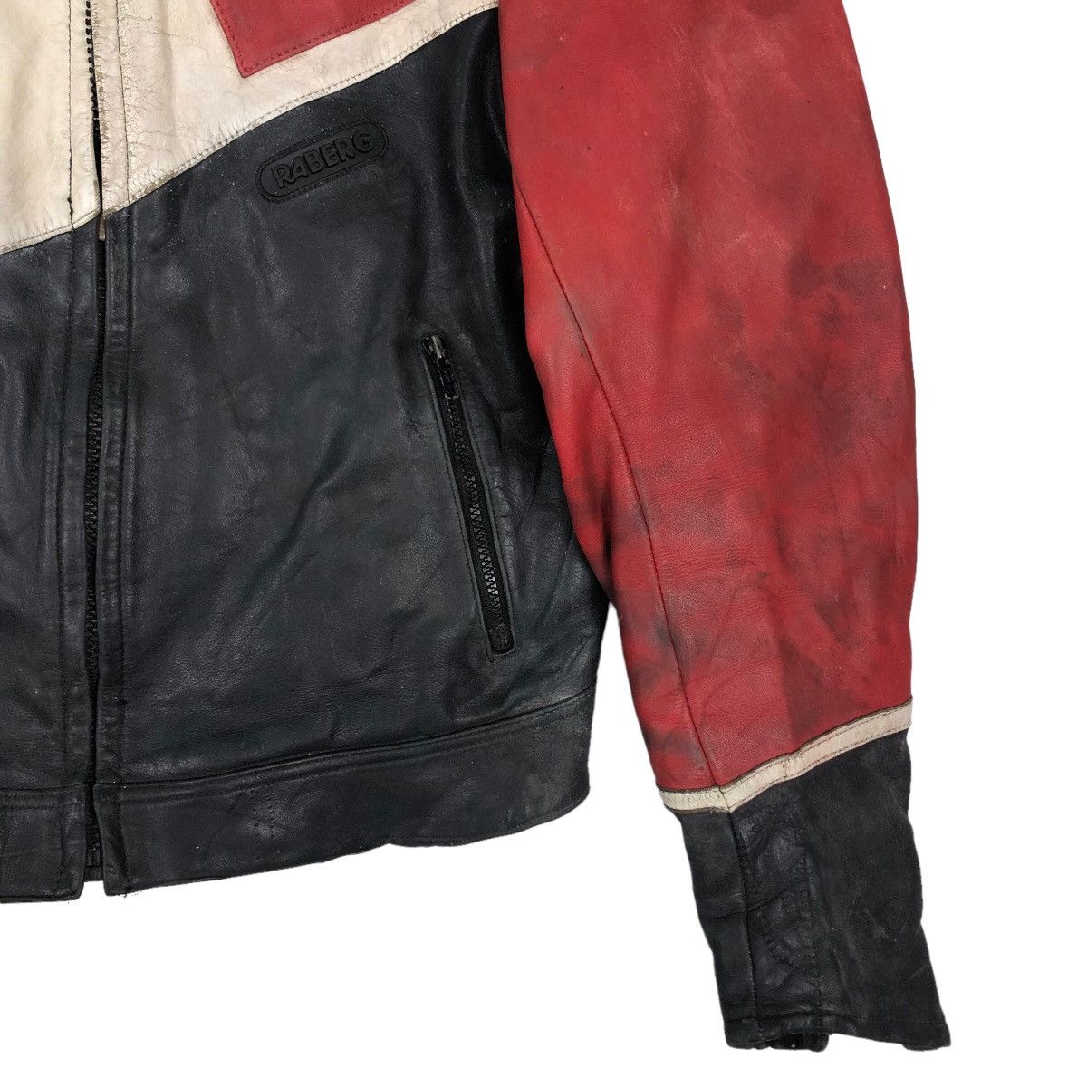 Hein Gericke 🔥Vintage Biker Racing Real Leather Jacket Raberg Japan Size US M / EU 48-50 / 2 - 5 Thumbnail
