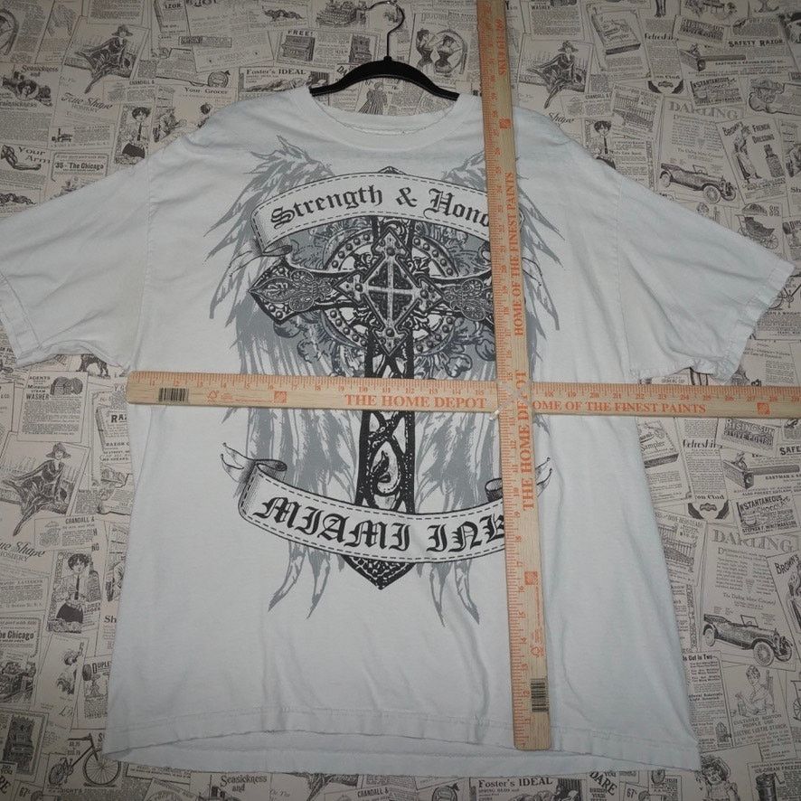 Affliction XL - Vintage Y2K strengthen honor, Miami Inc. grunge t-shirt Size US XL / EU 56 / 4 - 3 Thumbnail