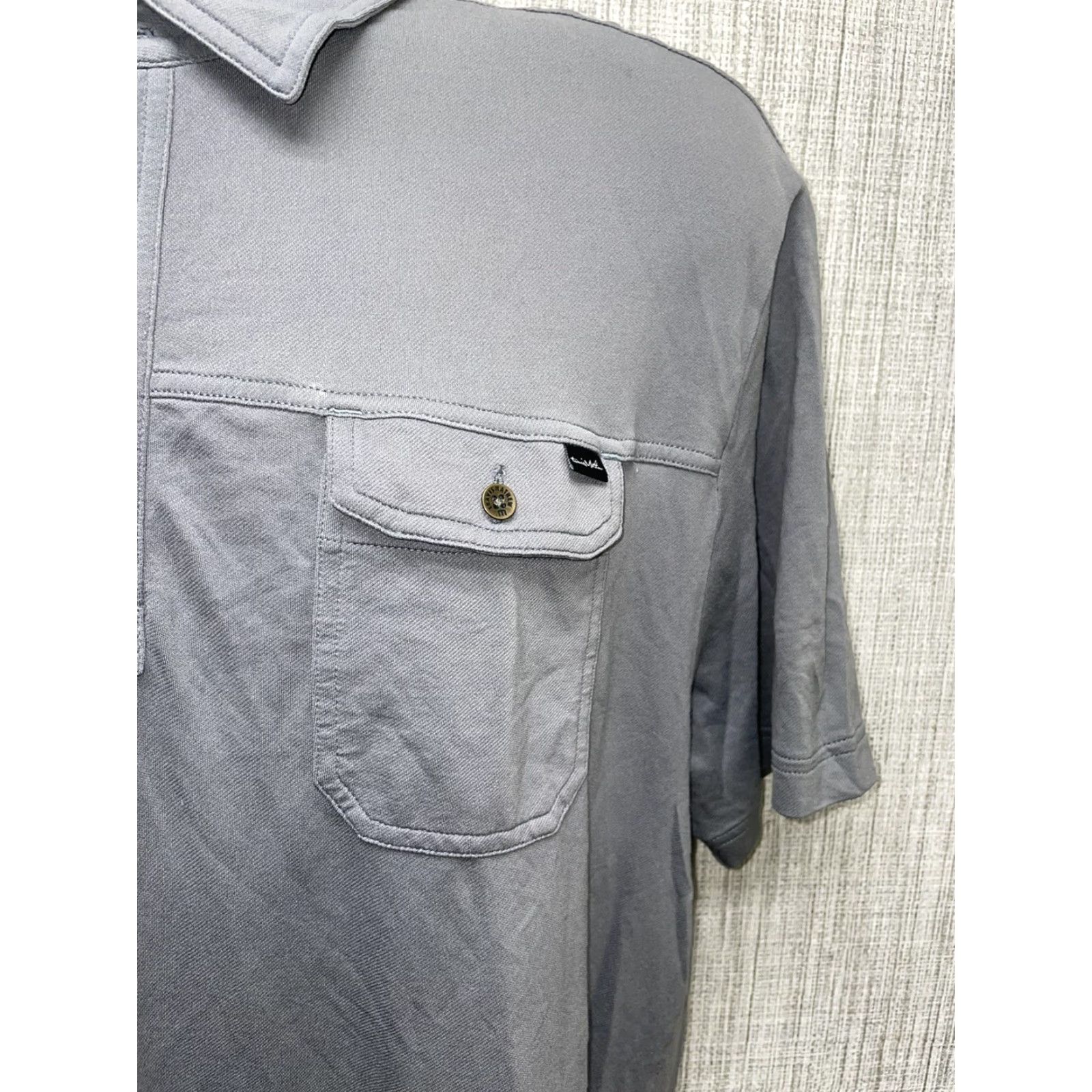 Vintage Travis Matthew Grey Golf Polo Mens L Blue Golf Polo Mens L Size US L / EU 52-54 / 3 - 3 Thumbnail