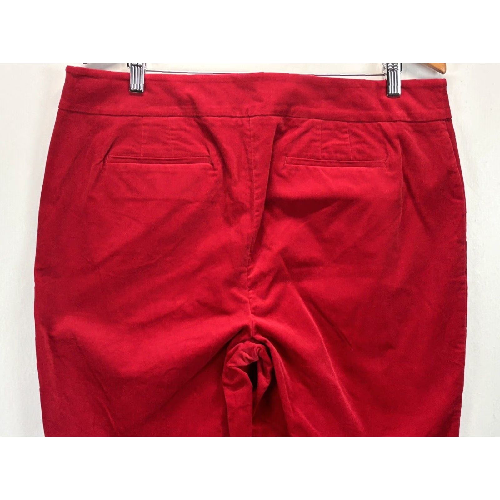 Talbots Talbots Velvet Ankle Pants Womens Red Size 16 Regular Size 38" / US 16 / IT 52 - 4 Thumbnail