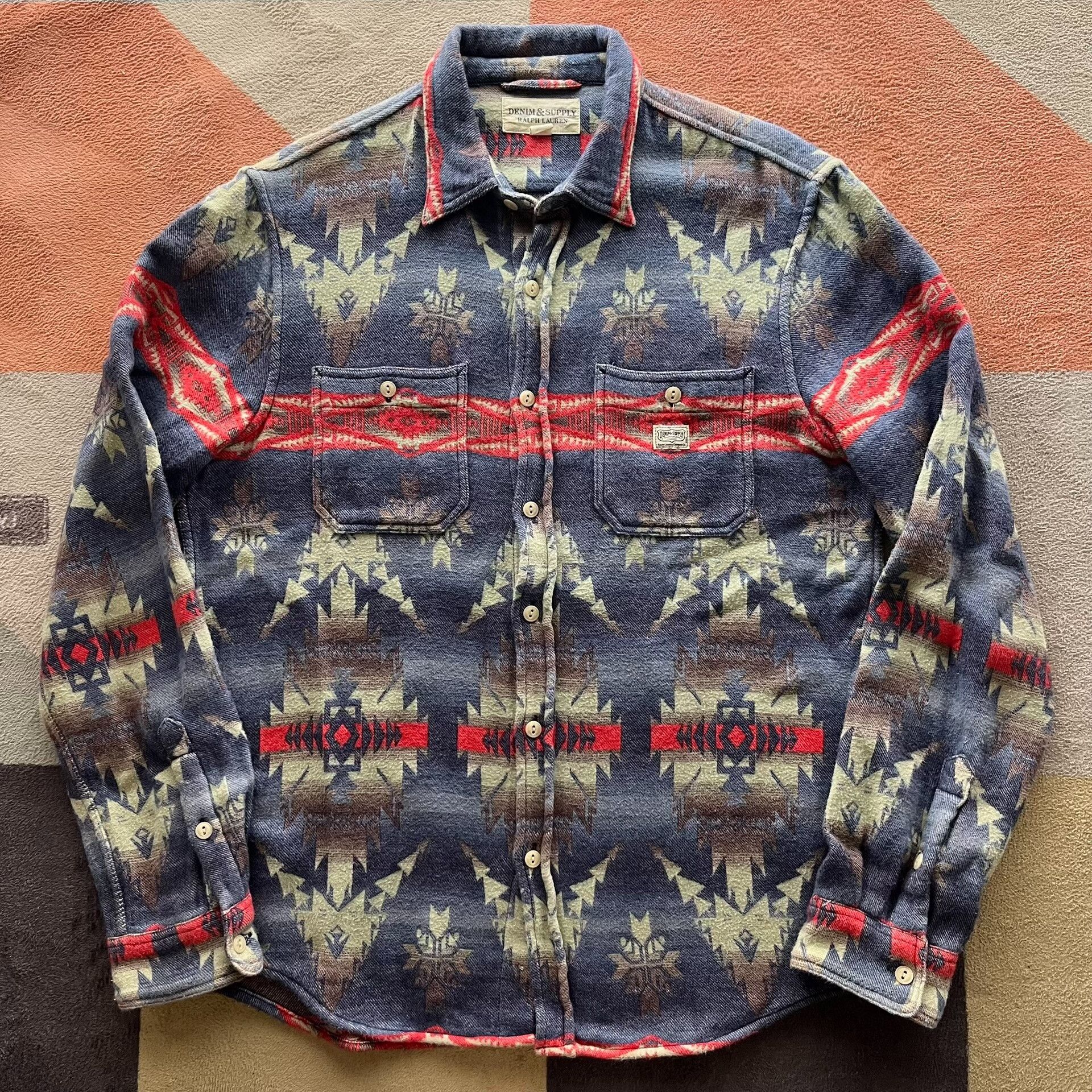 Denim & Supply Ralph Lauren Ralph Lauren Denim Supply Southwest Shirt Size US M / EU 48-50 / 2 - 1 Thumbnail