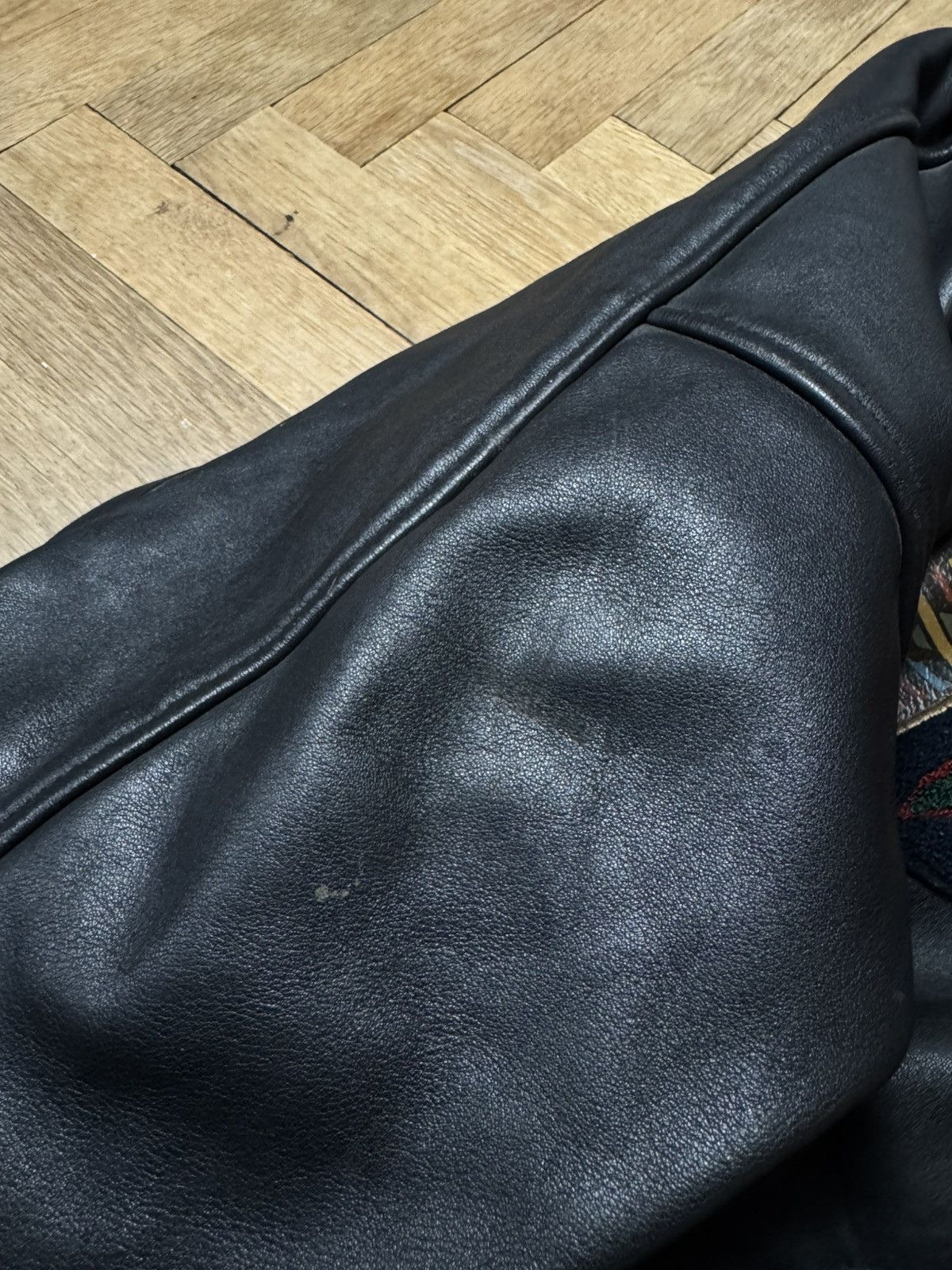Avirex Avirex Blackhawks Moto Biker Leather Jacket XL Size US XL / EU 56 / 4 - 18 Thumbnail